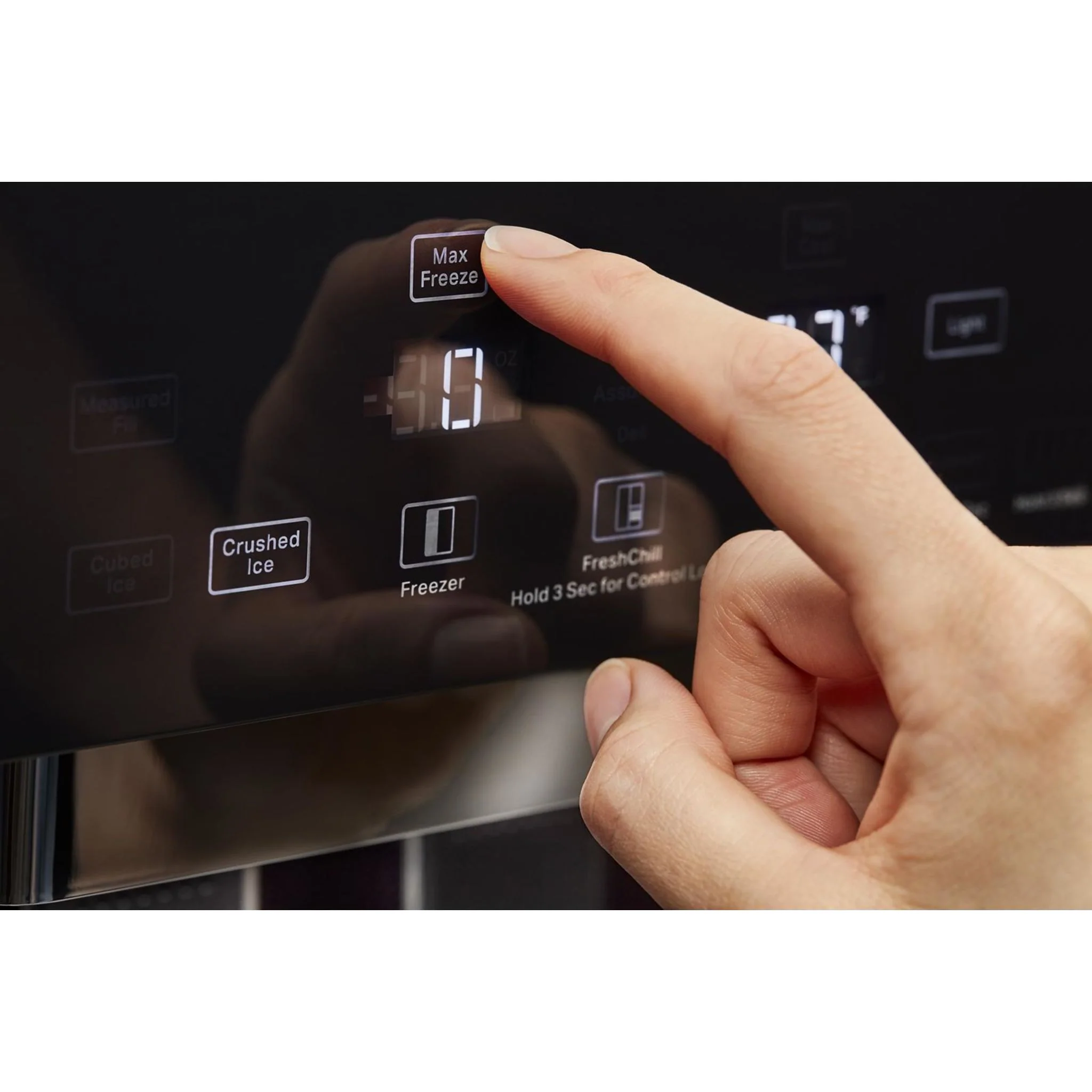 KitchenAid 25.5 Cu Ft. 42" Built-In Side-by-Side Refrigerator with PrintShield Finish - Black Stainless Steel with PrintShield™ Finish (KBSN702MBS) - Image 25
