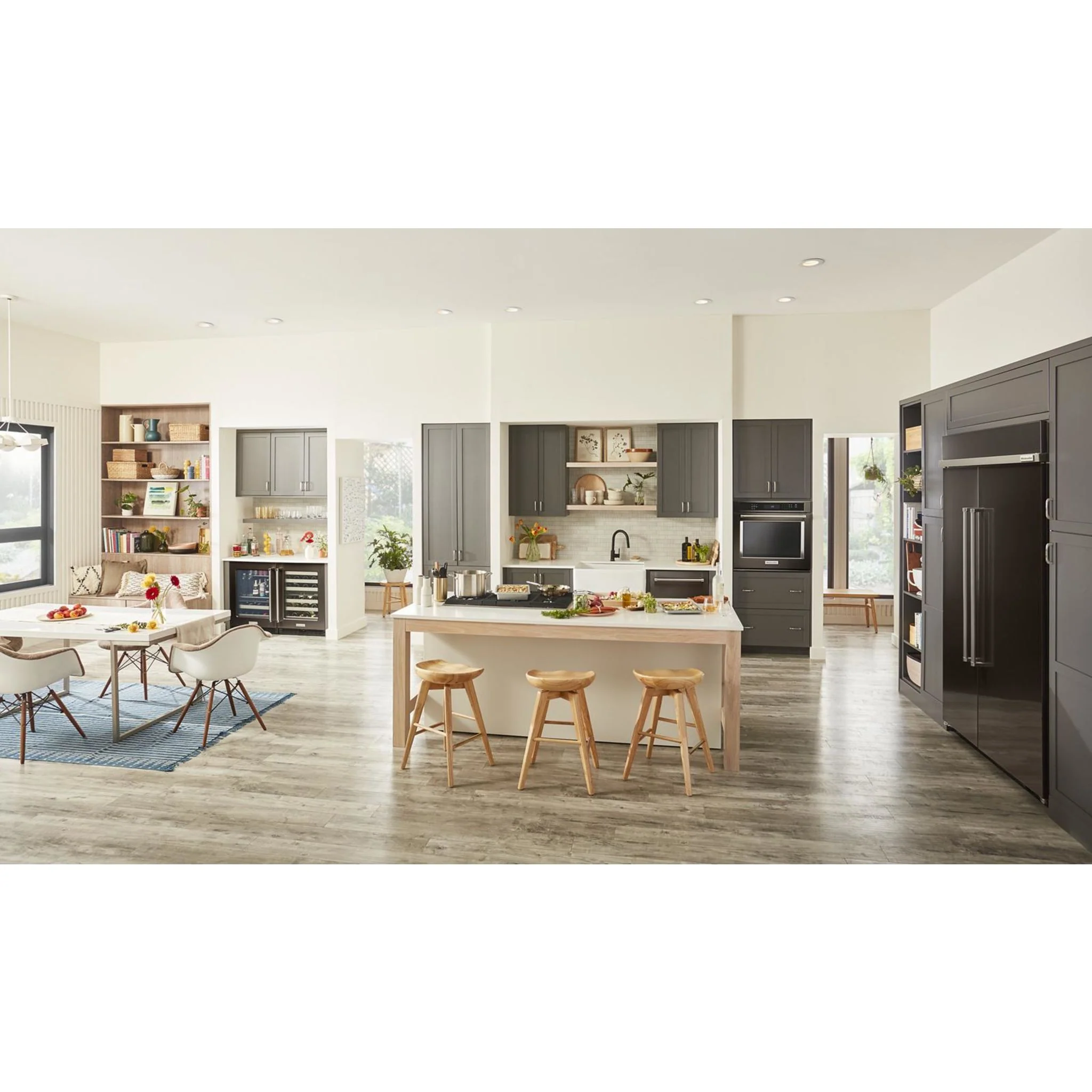 KitchenAid 25.5 Cu Ft. 42" Built-In Side-by-Side Refrigerator with PrintShield Finish - Black Stainless Steel with PrintShield™ Finish (KBSN702MBS) - Image 34