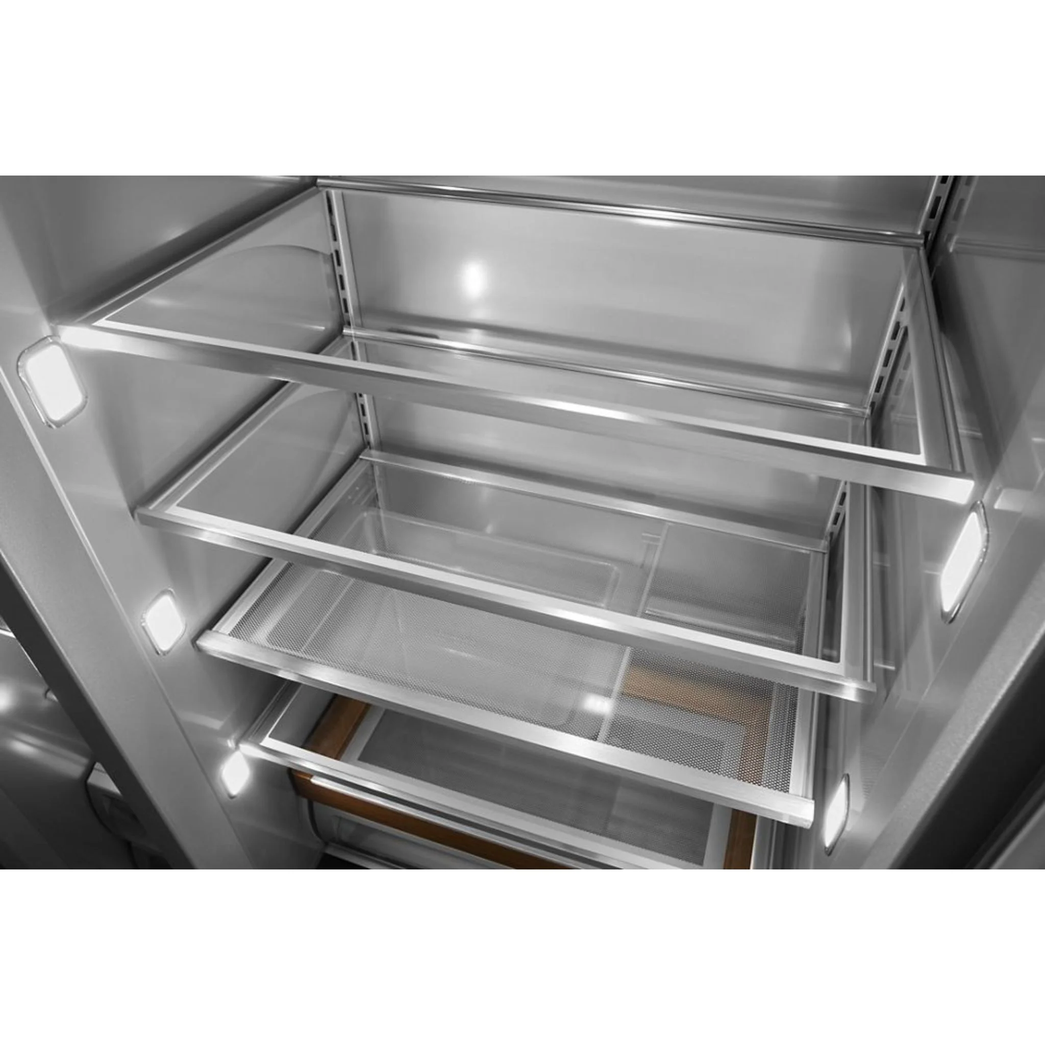 KitchenAid 25.5 Cu Ft. 42" Built-In Side-by-Side Refrigerator with PrintShield Finish - Black Stainless Steel with PrintShield™ Finish (KBSN702MBS) - Image 37