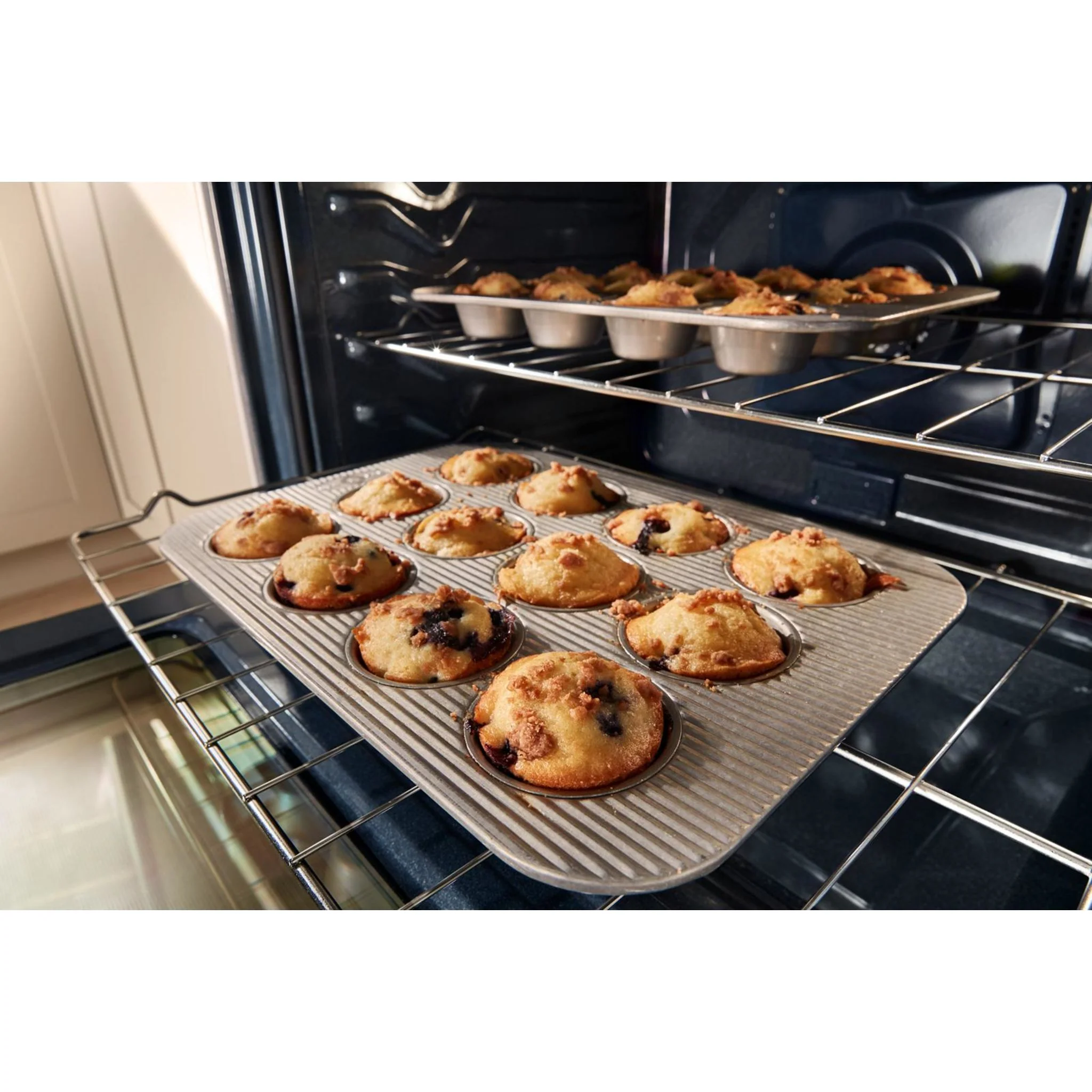 Whirlpool 30-inch Electric Range with Air Cooking Technology -Black (YWFES4530SB) - Image 17