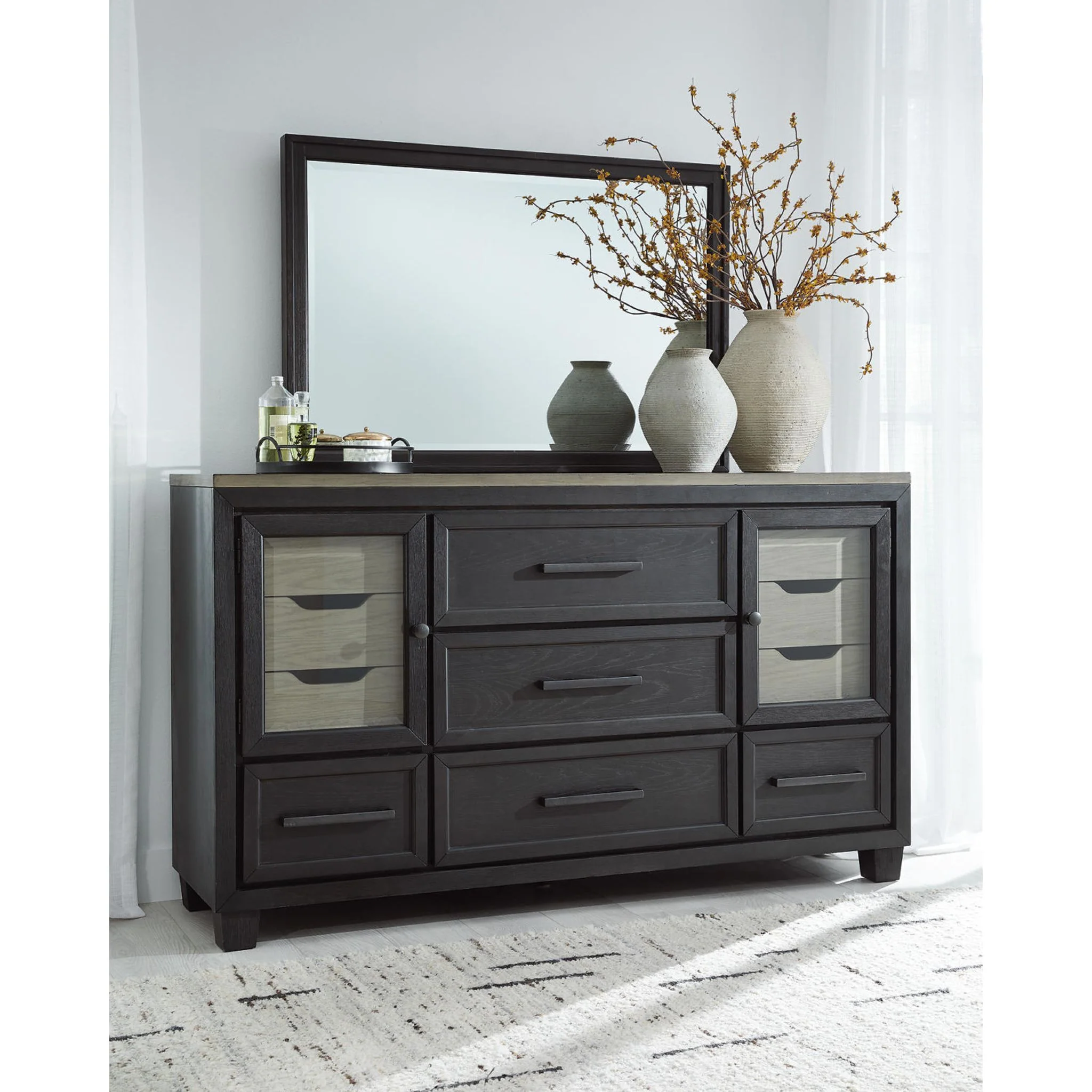 Foyland 5 Piece Queen Storage Bedroom - Image 23