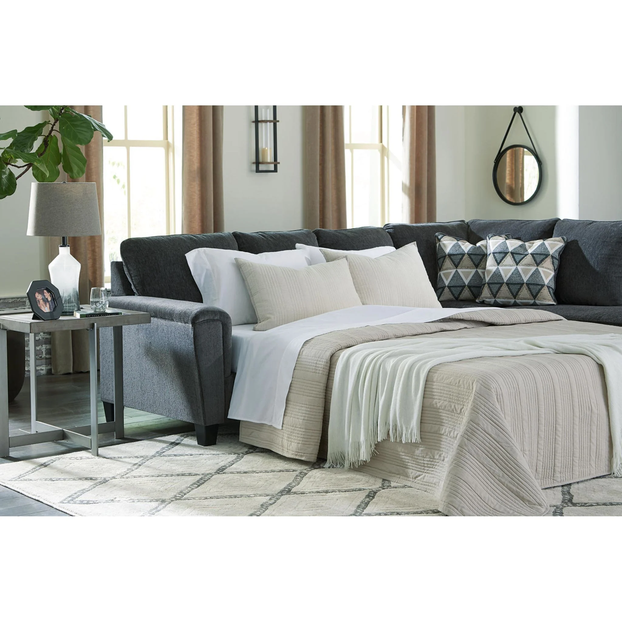 Abinger 2 Piece Sleeper Sectional with Chaise - Image 11
