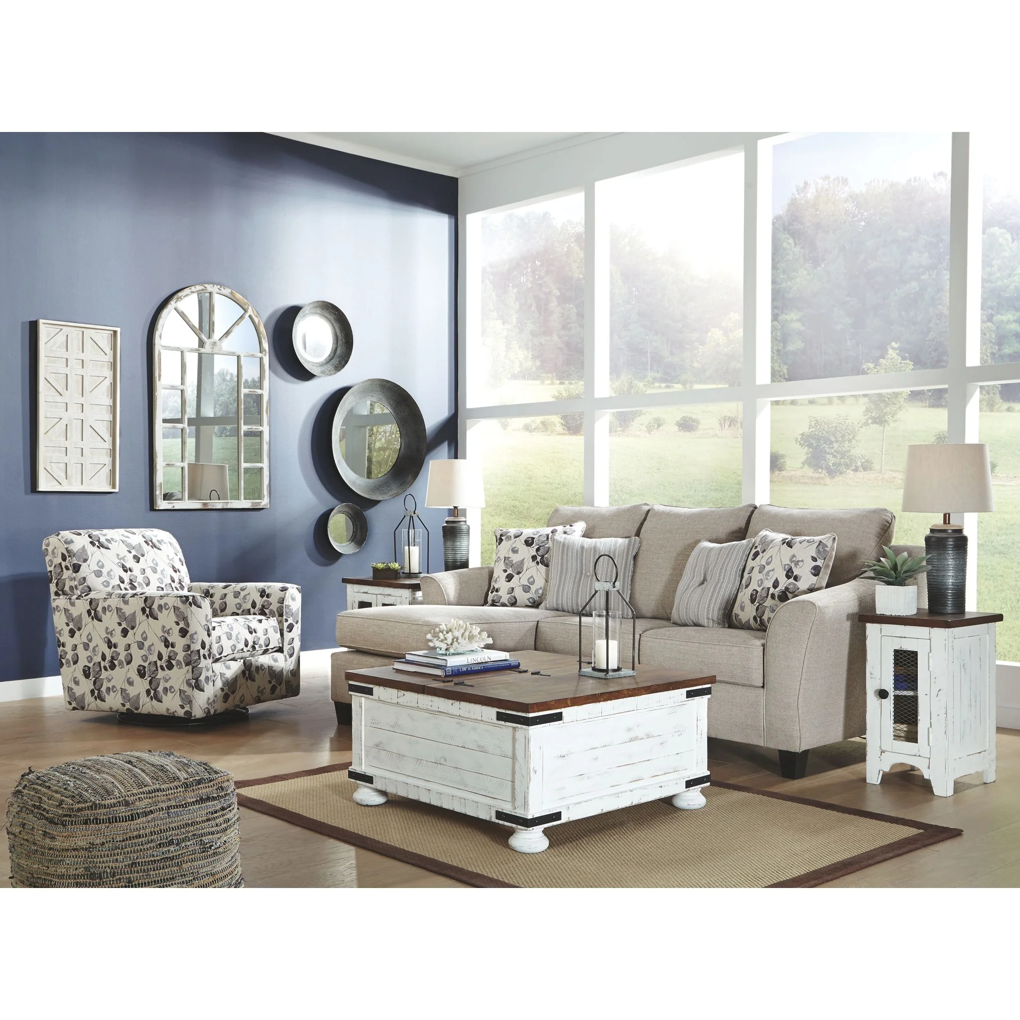 Abney Swivel Accent Chair - Image 3