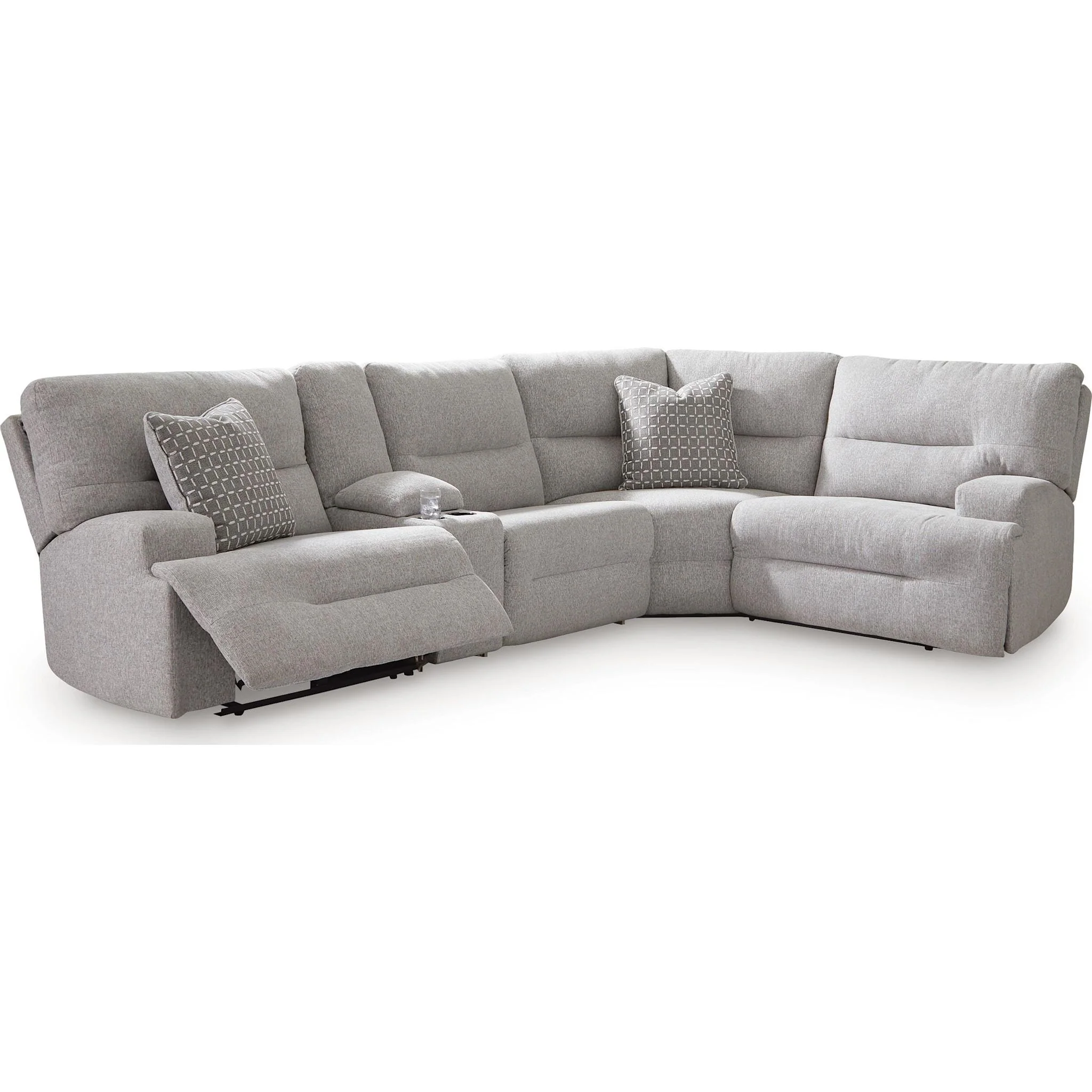 Acklen Place 5 Piece Power Reclining Sectional with Console - Image 7