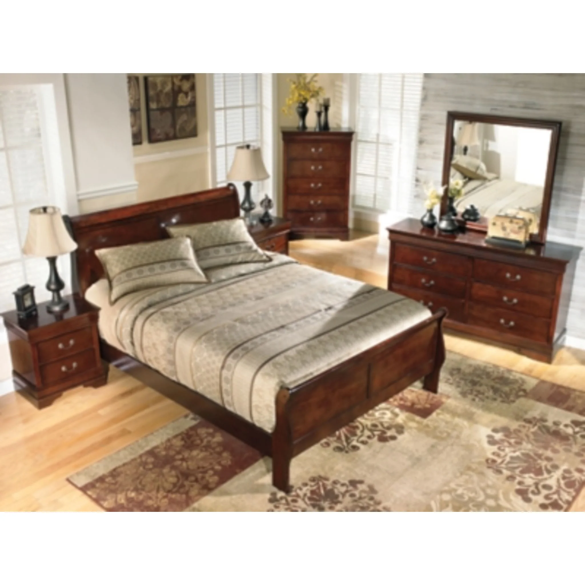 Alisdair 5 Piece Sleigh Bedroom - Image 44