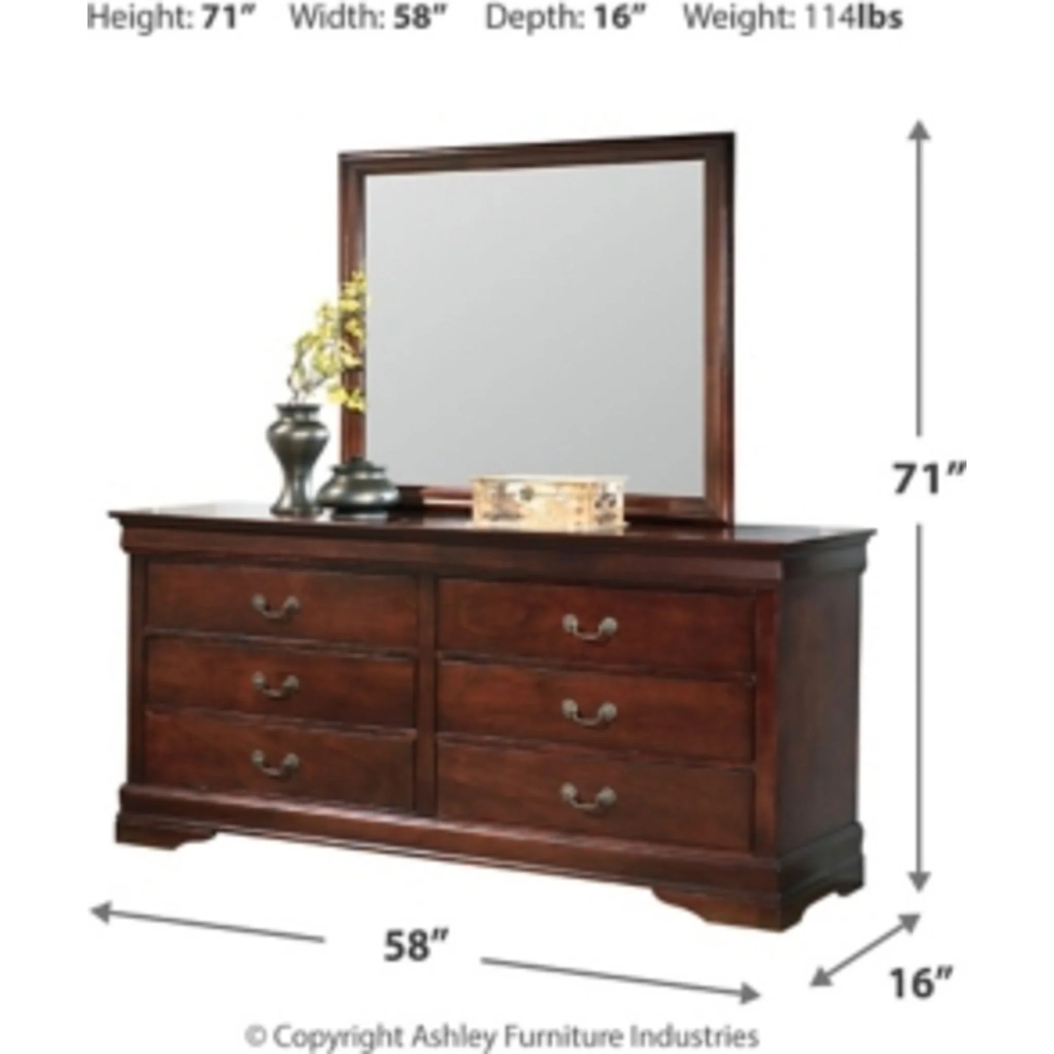 Alisdair 5 Piece Sleigh Bedroom - Image 68