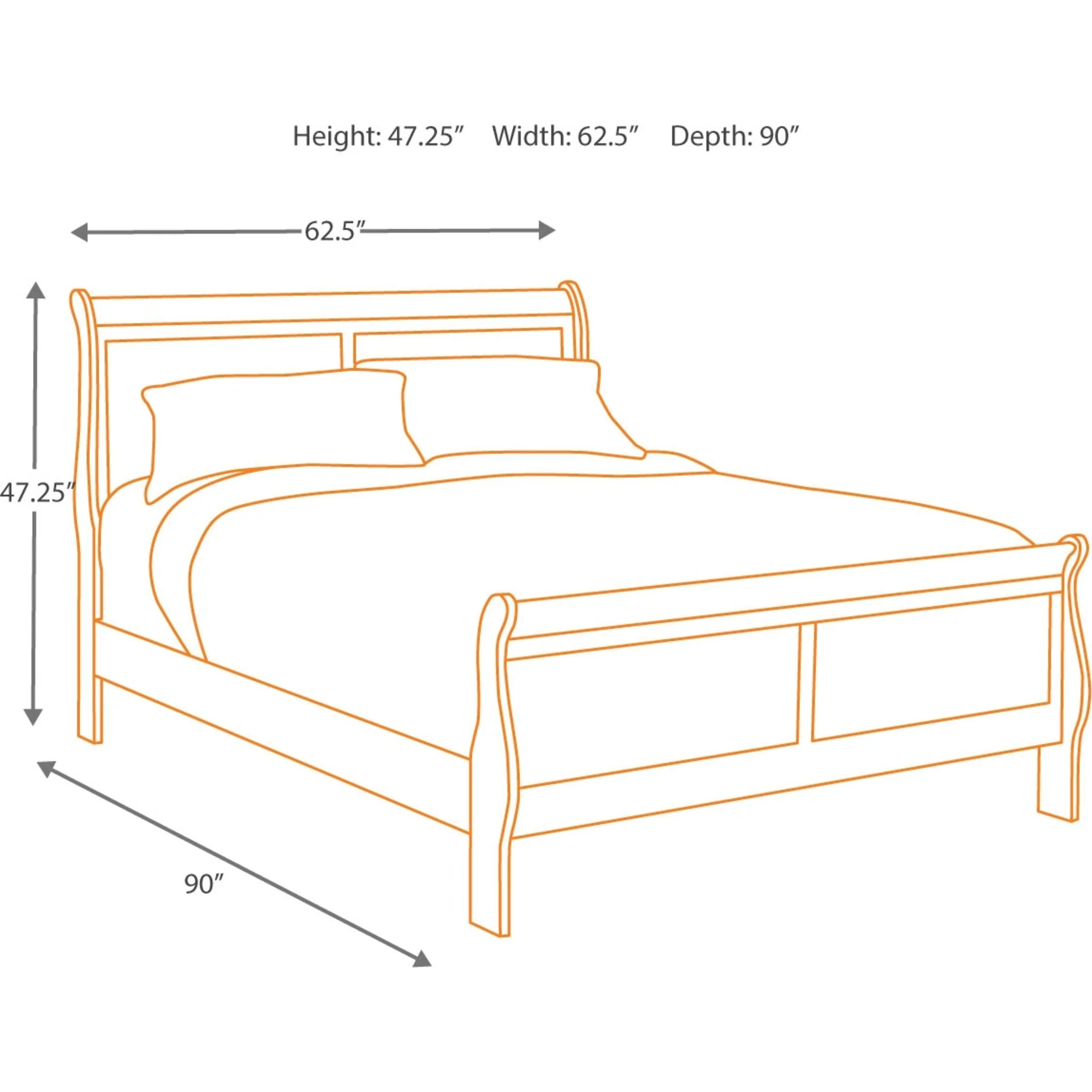 Alisdair Sleigh Bed - Image 16