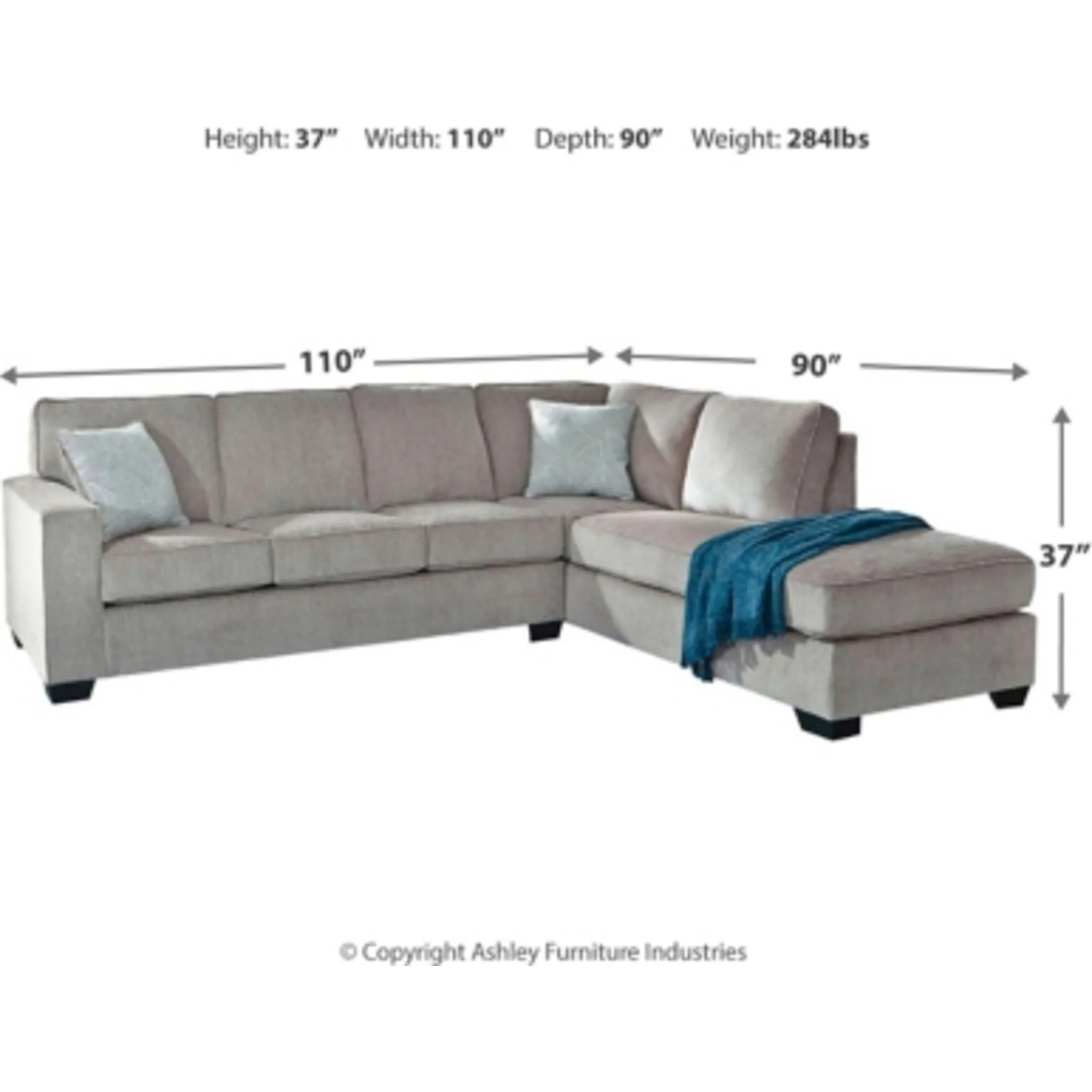 Altari 2 Piece Sectional Sleeper - Image 103