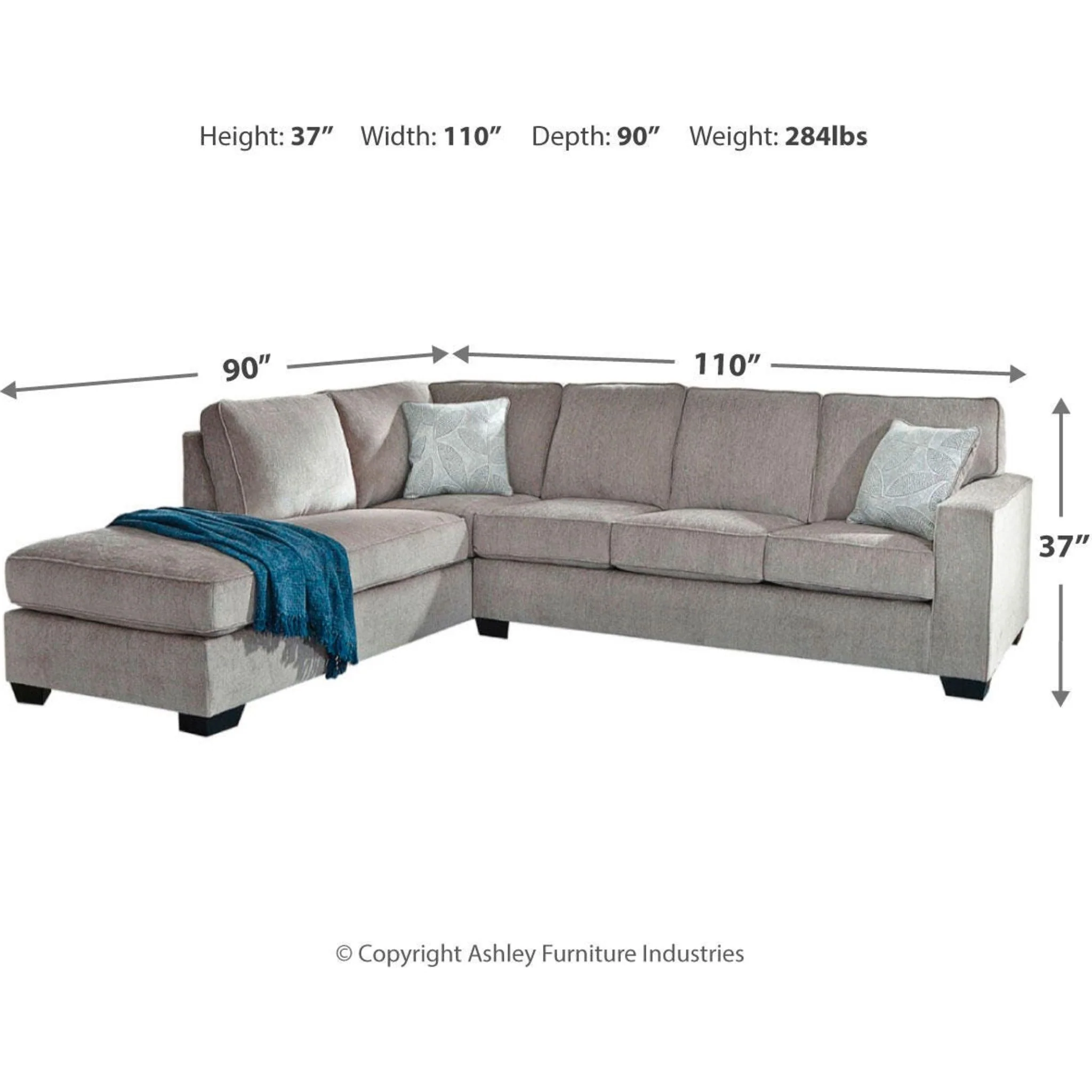 Altari 2 Piece Sectional Sleeper - Image 157