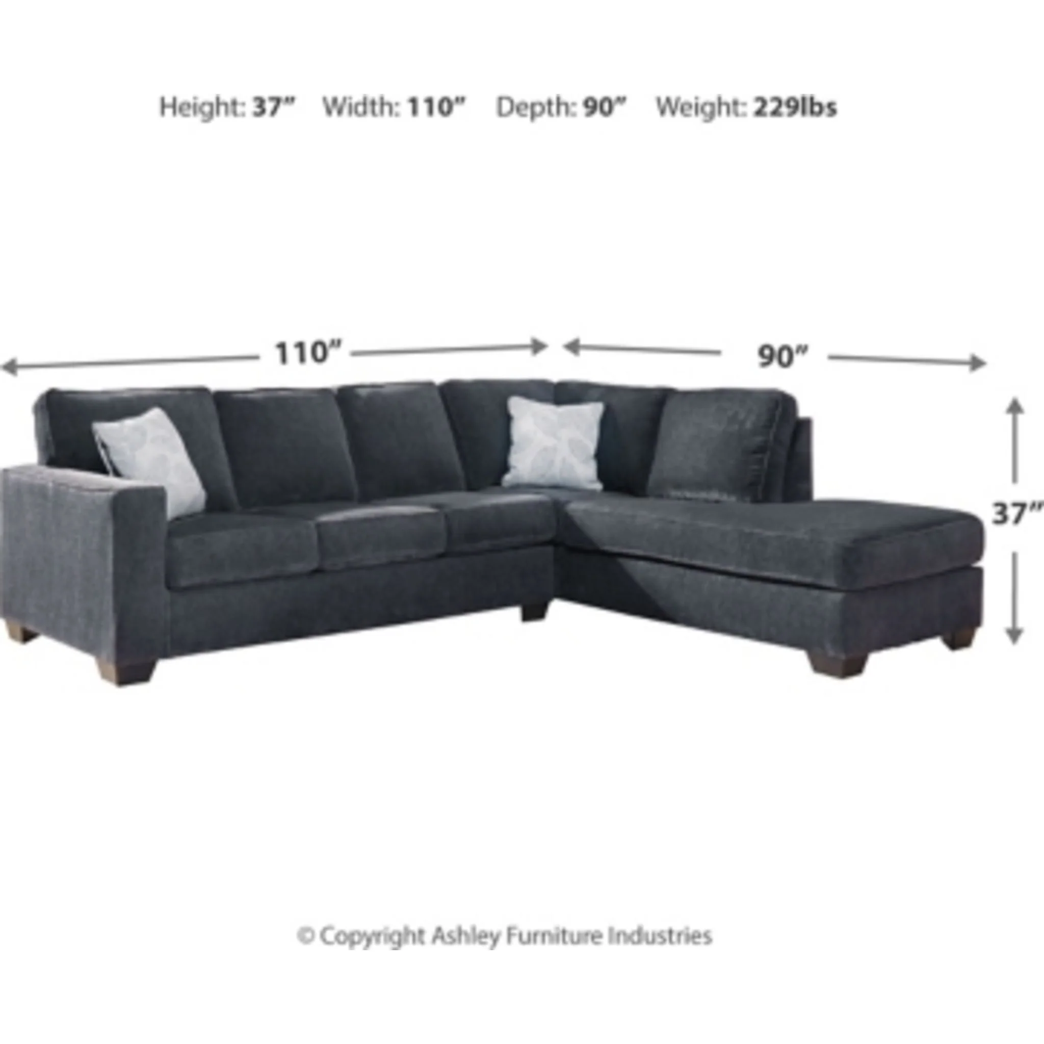 Altari 2 Piece Sectional Sleeper - Image 32