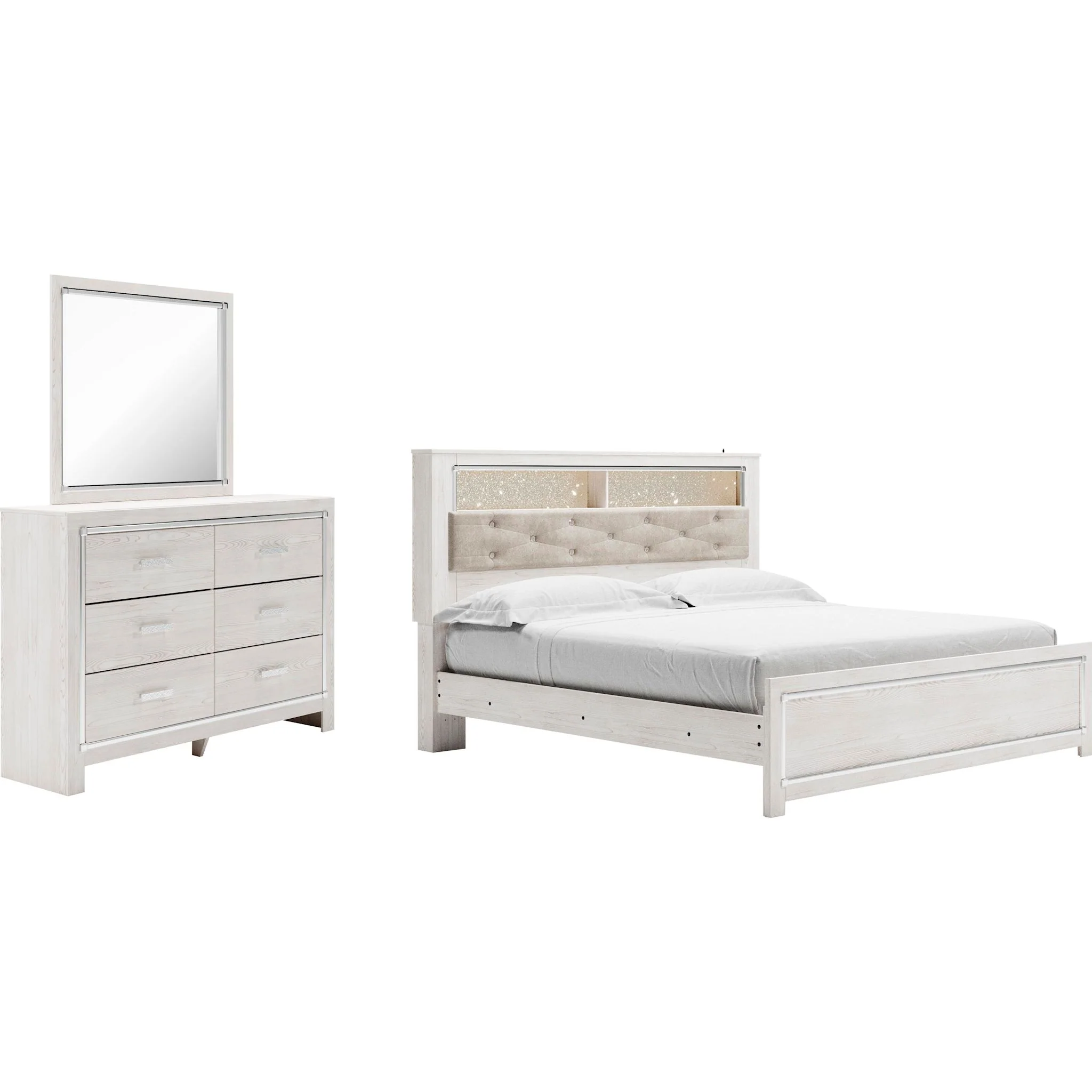 Altyra 5 Piece Bookcase Bedroom - Image 24