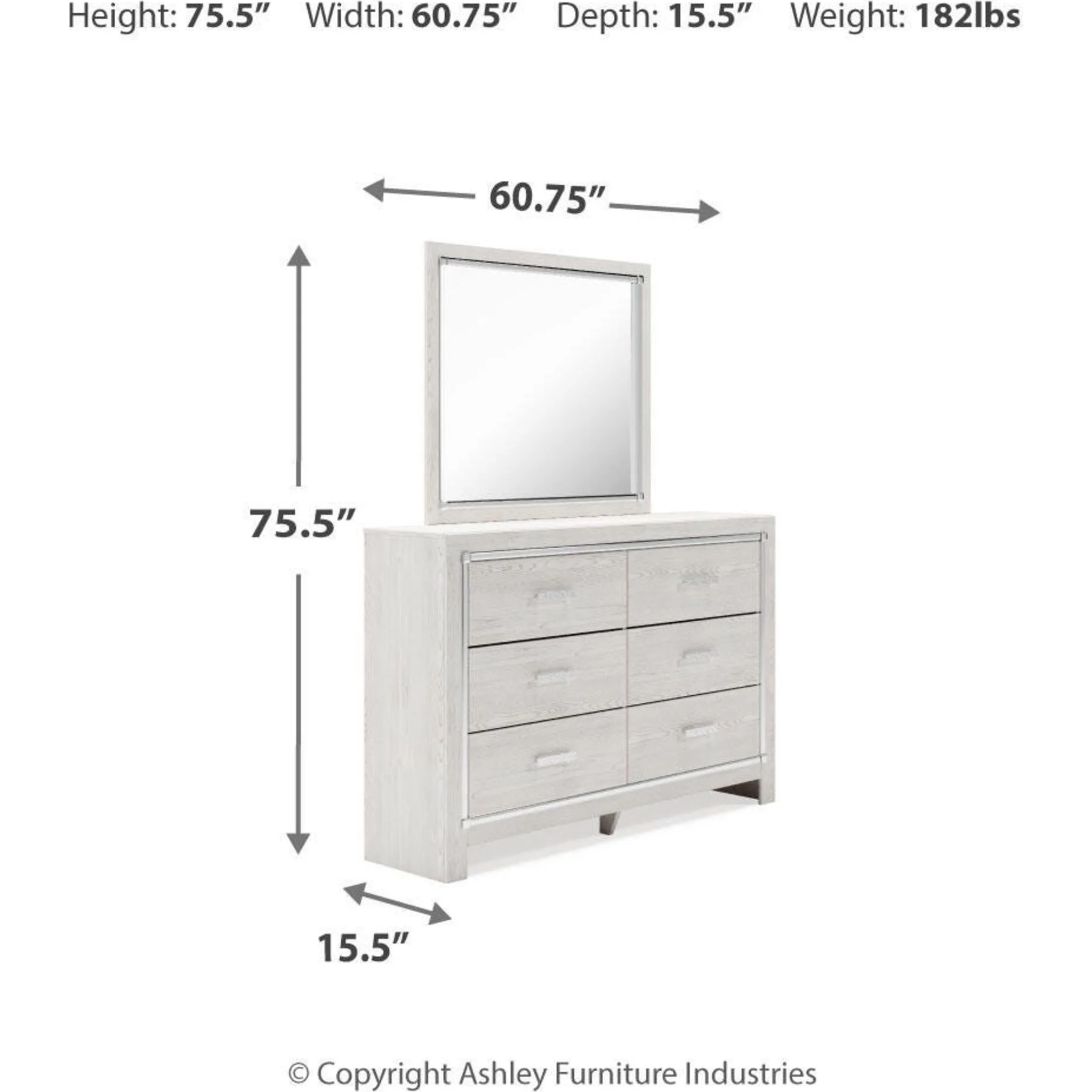 Altyra Dresser and Mirror - Image 15