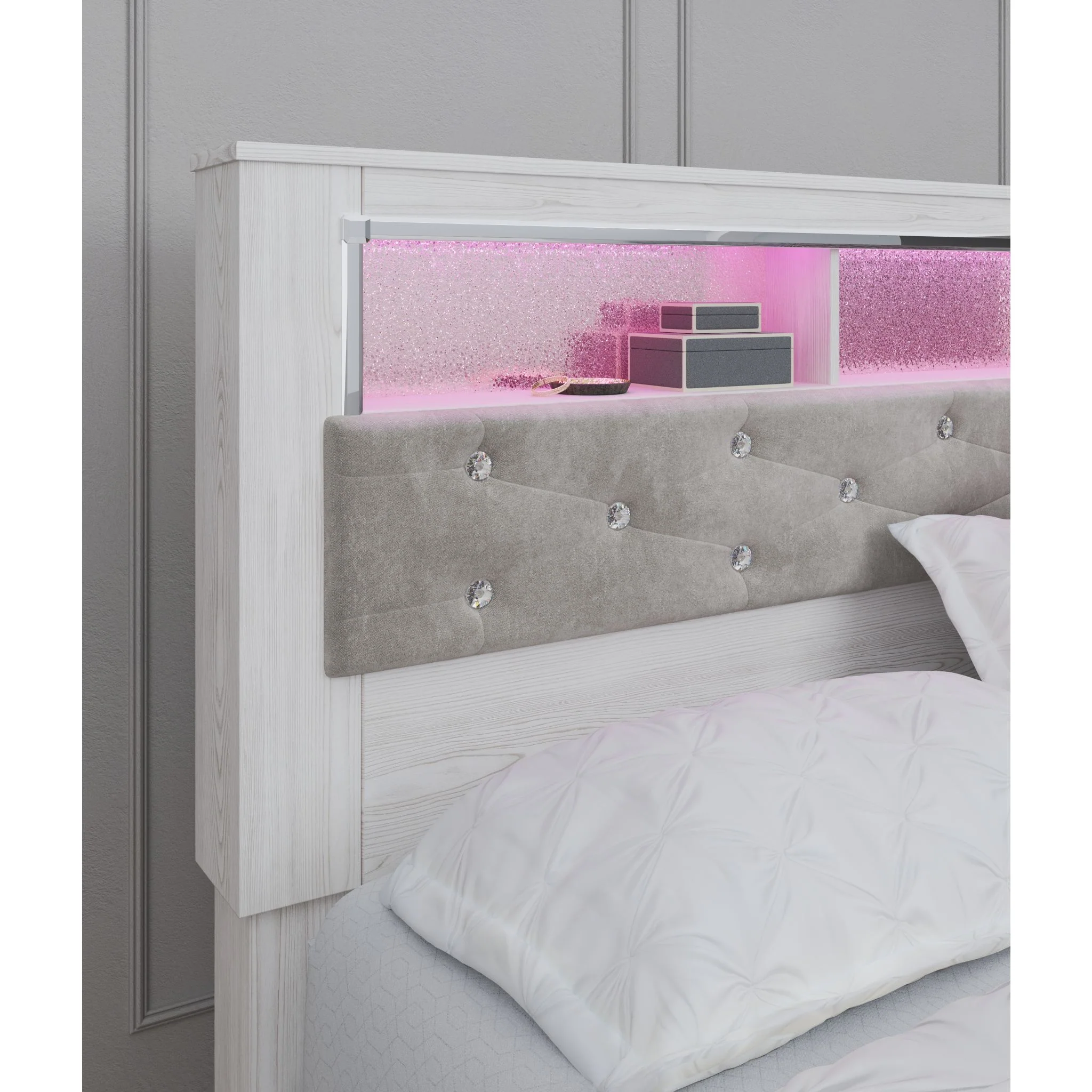 Altyra Bookcase Headboard - Image 9