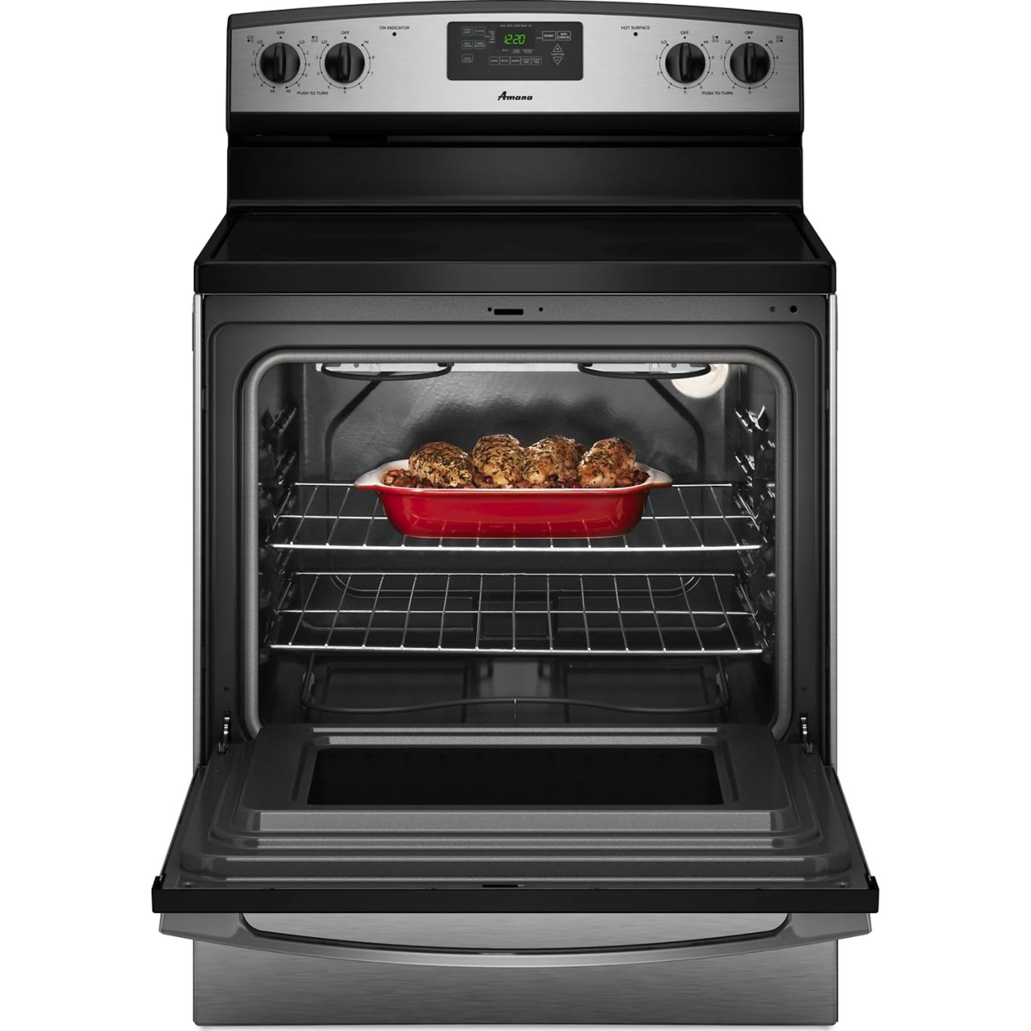Amana 30-inch Electric Range with Self-Clean Option -White (YAER6603SFW) - Image 8