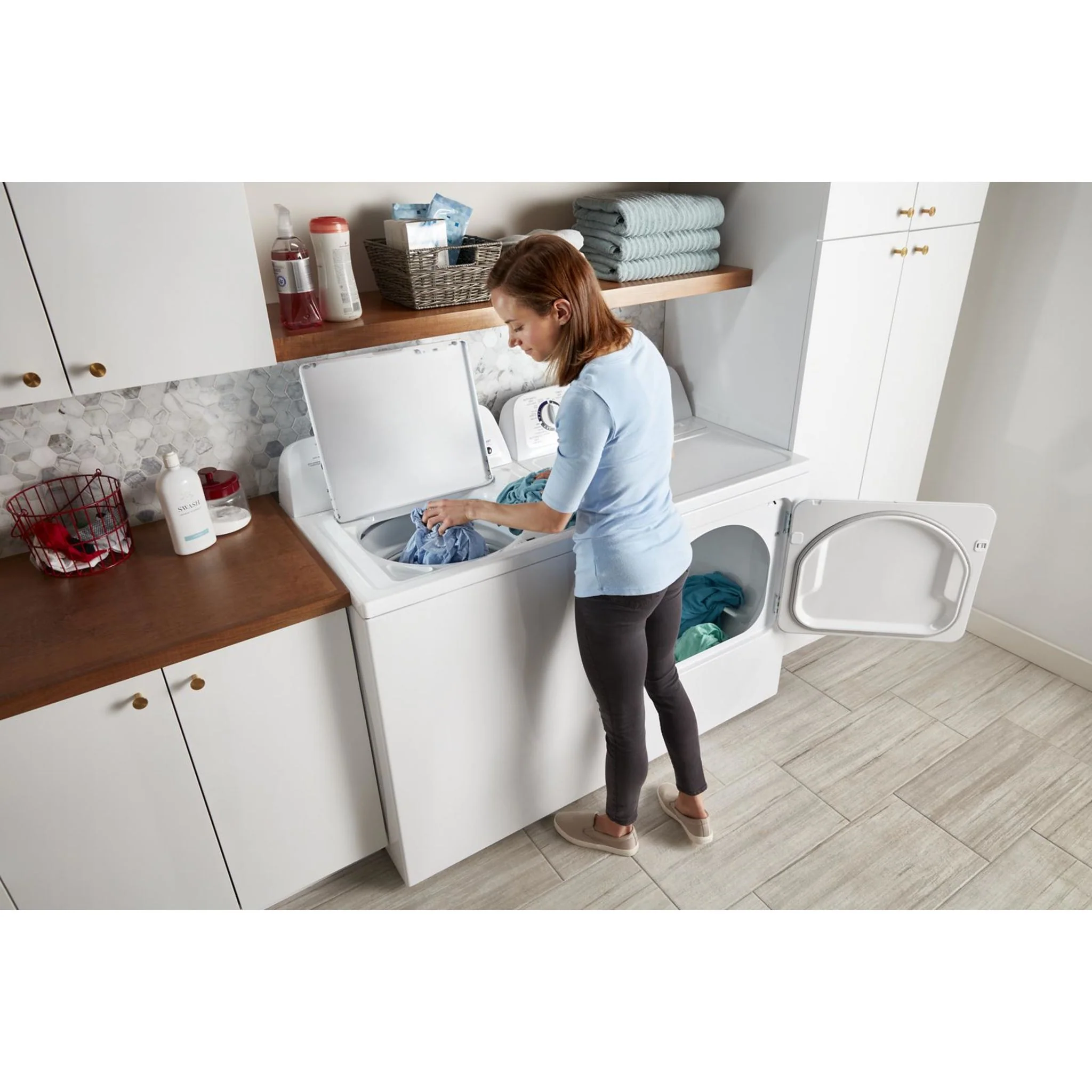 Amana  4.0 cu. ft. Top-Load Washer with Dual Action Agitator -White (NTW4516FW) - Image 16