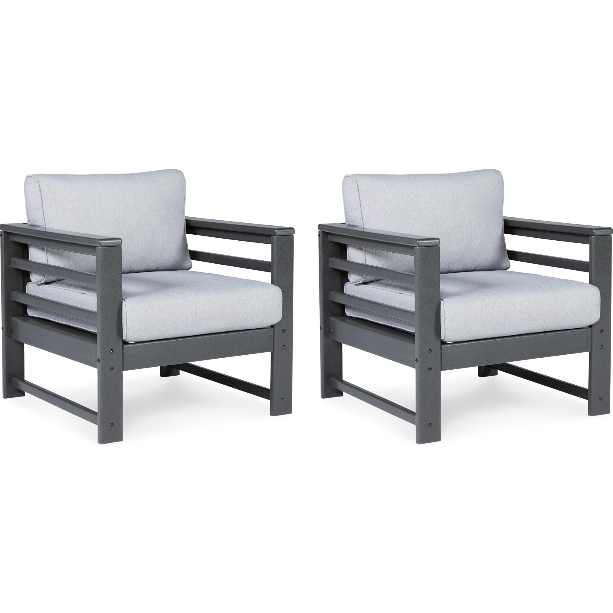 Amora Outdoor Lounge Chair with Cushion (set of 2)