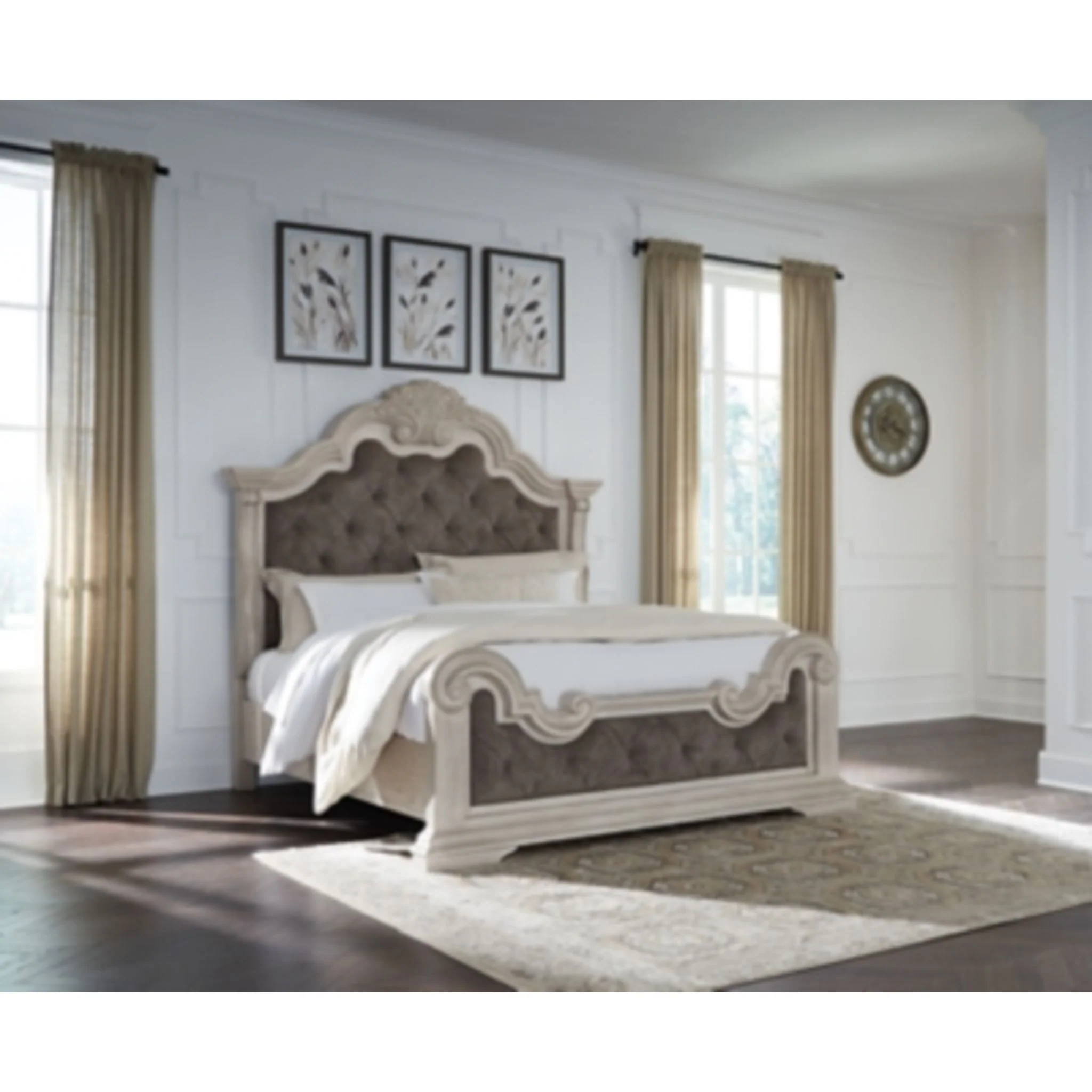 Andonhall 5 Piece King Panel Bedroom - Image 23