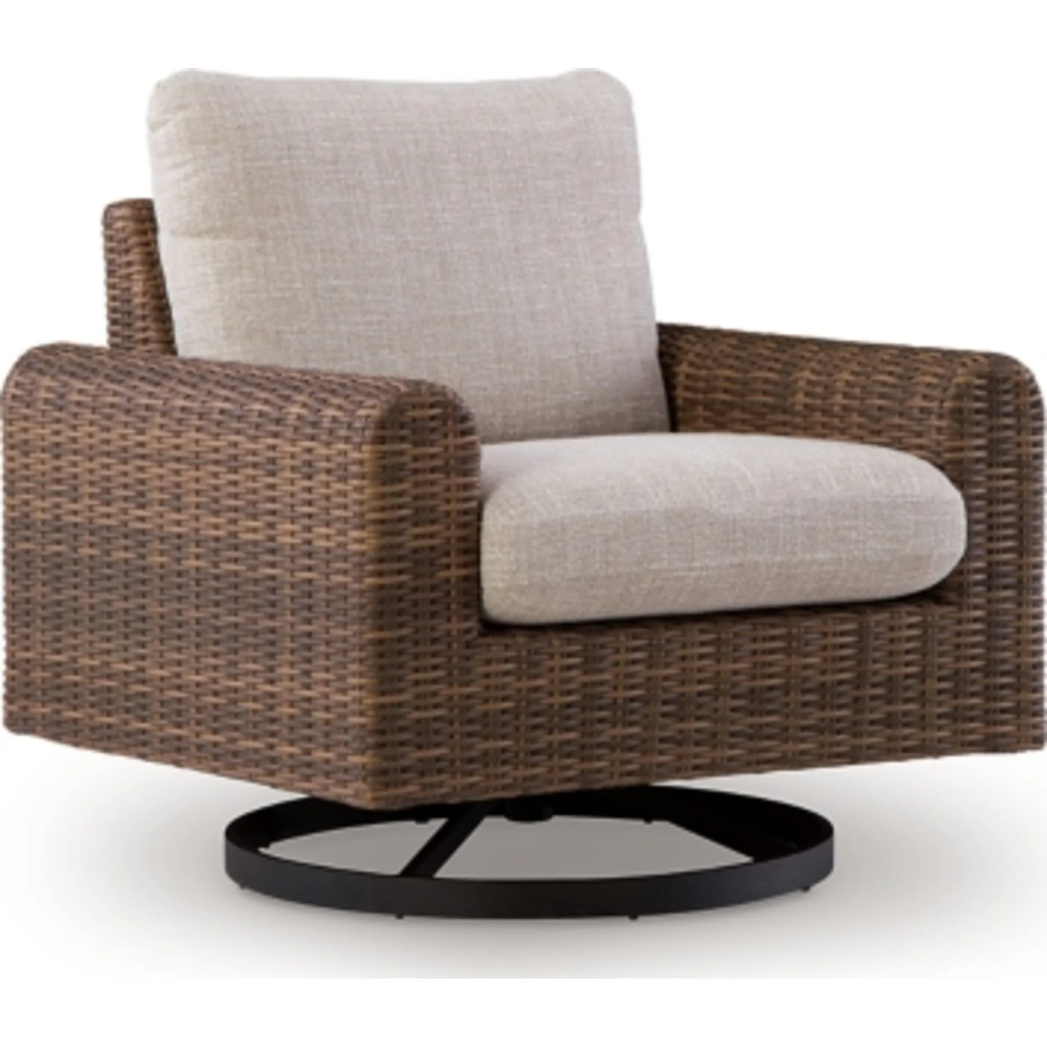 Angel Island Outdoor Swivel Lounge Chair with Cushion - Image 15