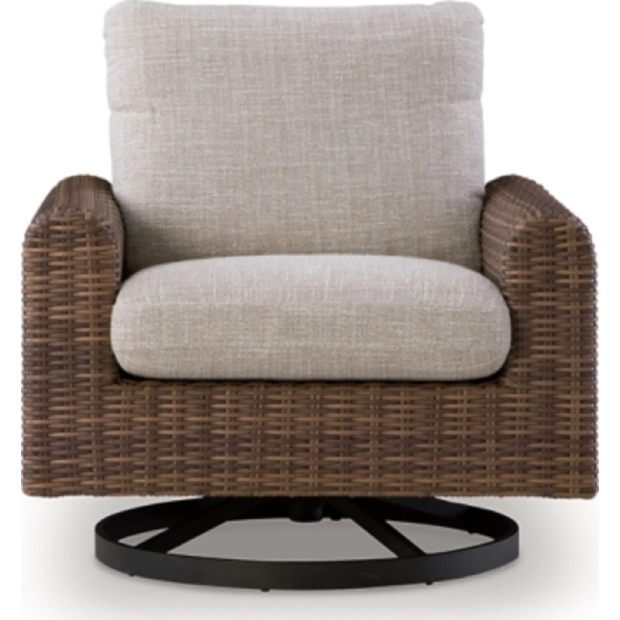 Angel Island Outdoor Swivel Lounge Chair with Cushion - Image 17
