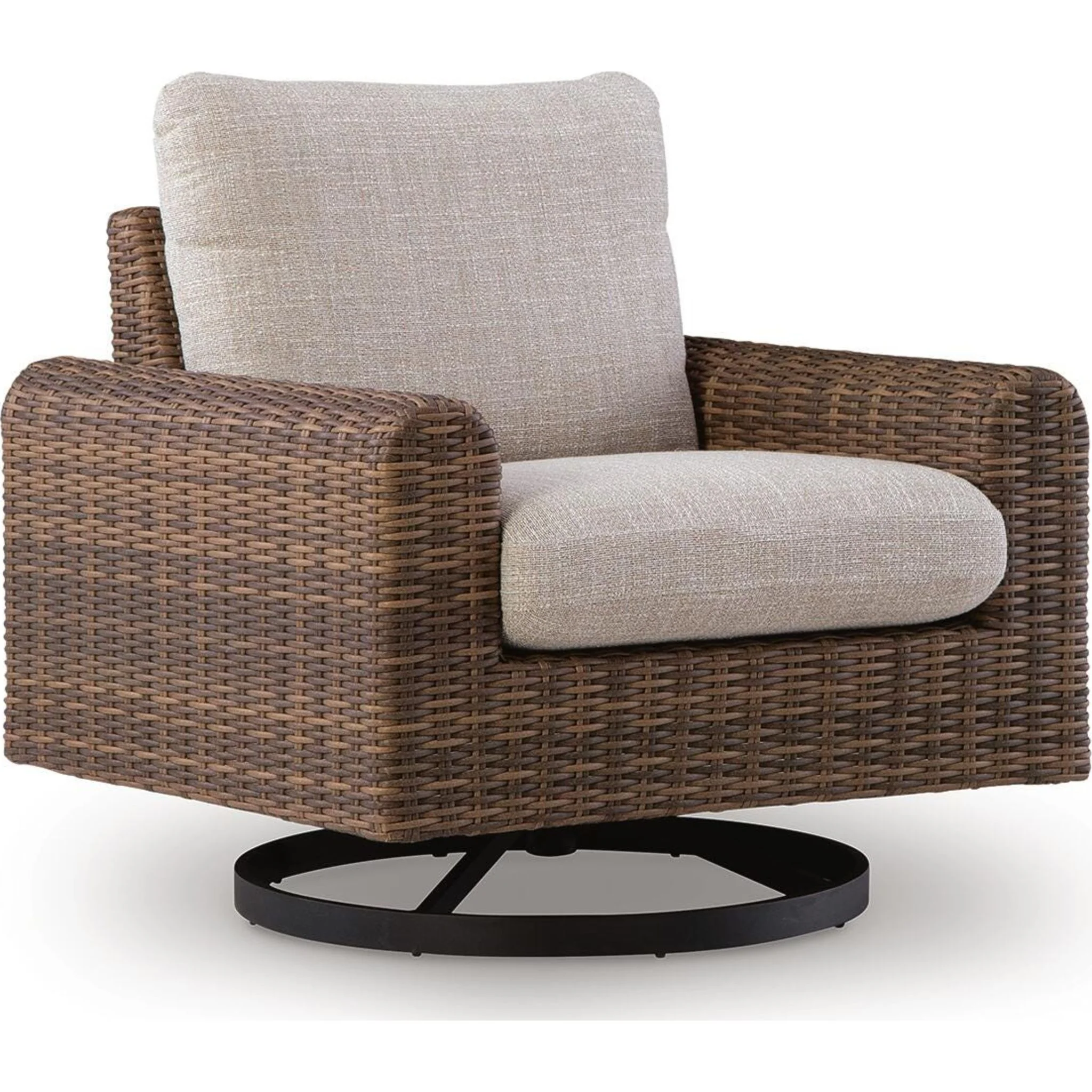 Angel Island Outdoor Swivel Lounge Chair with Cushion - Image 22