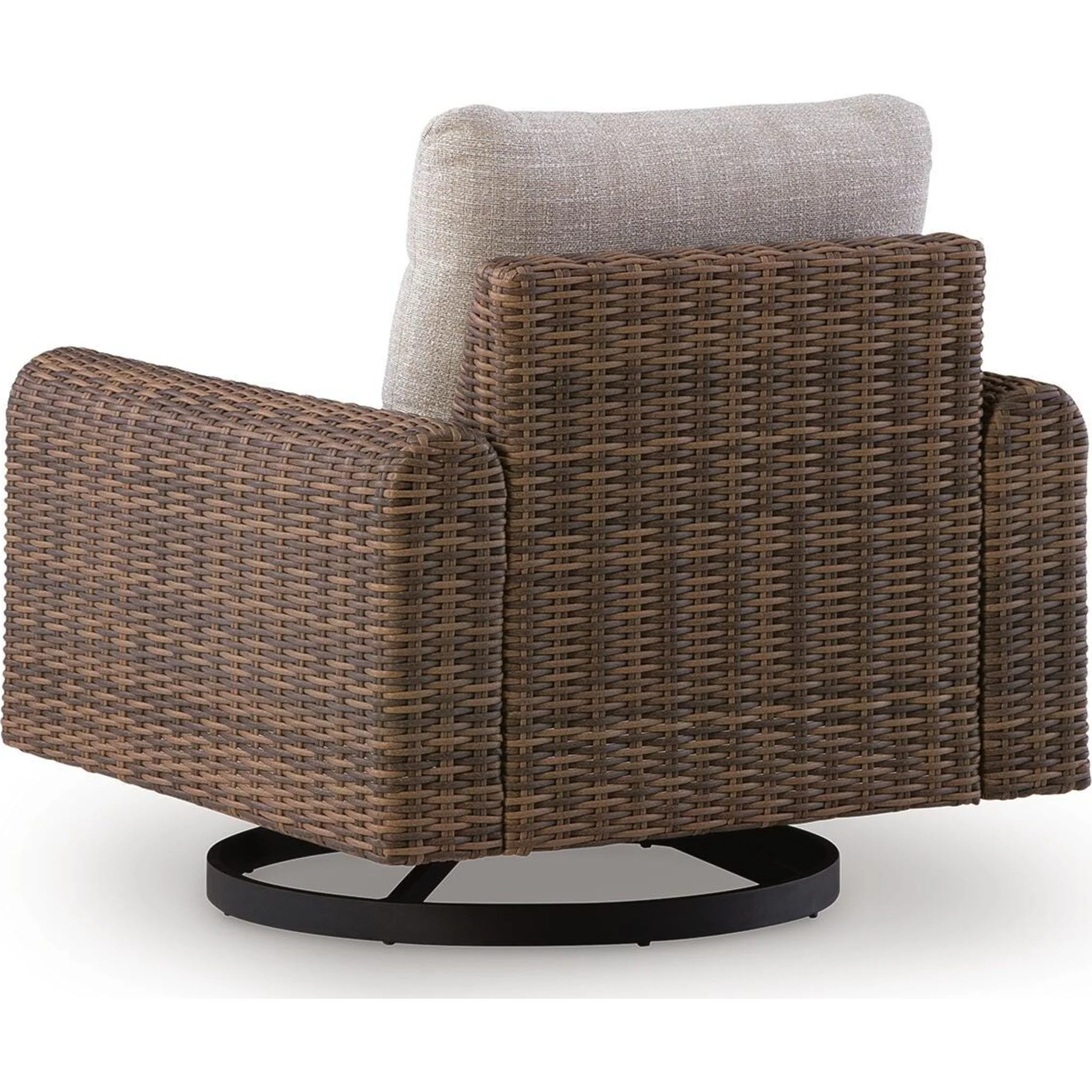 Angel Island Outdoor Swivel Lounge Chair with Cushion - Image 9