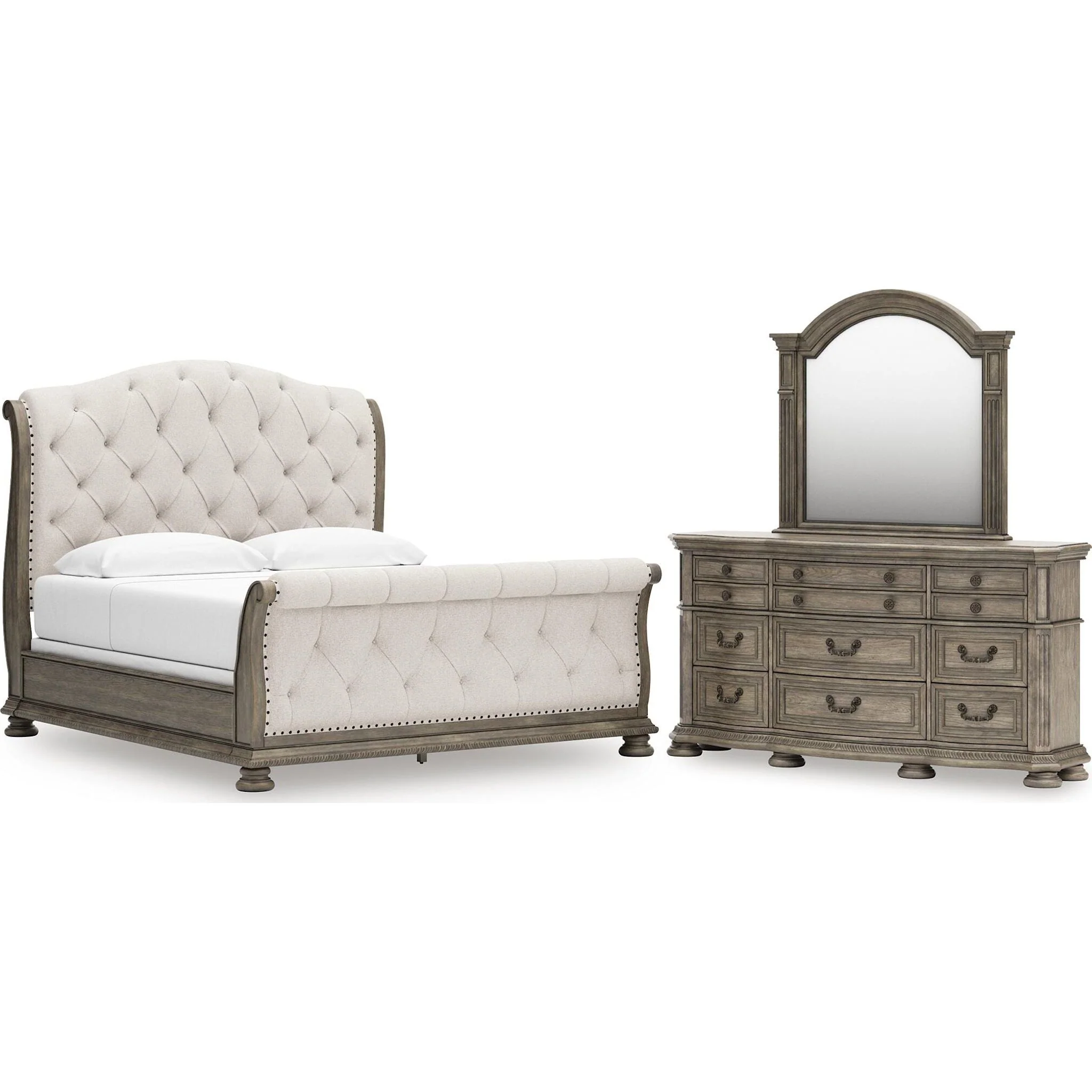 Ardenfield 5 Piece King Sleigh Bedroom - Image 17