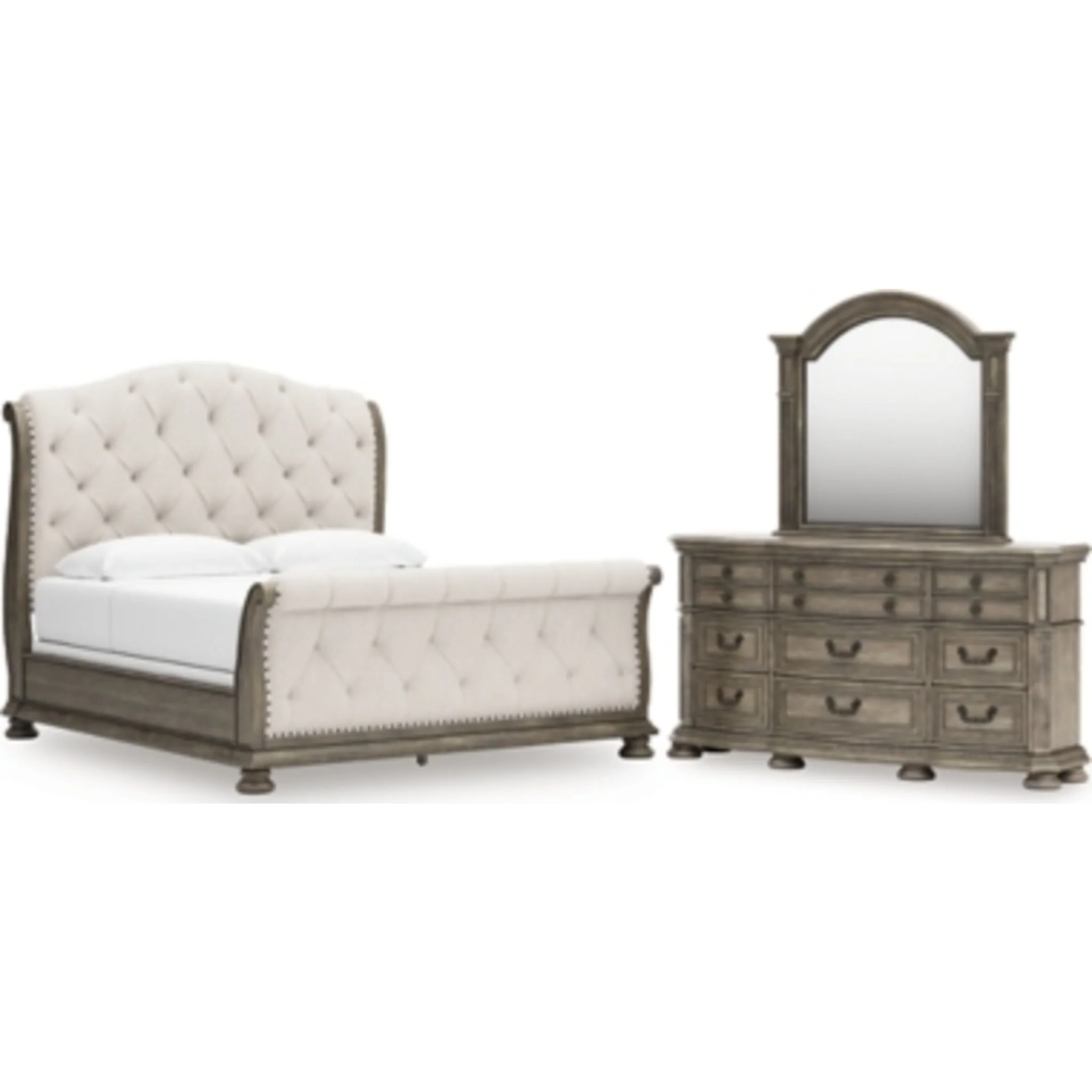 Ardenfield 5 Piece King Sleigh Bedroom - Image 19