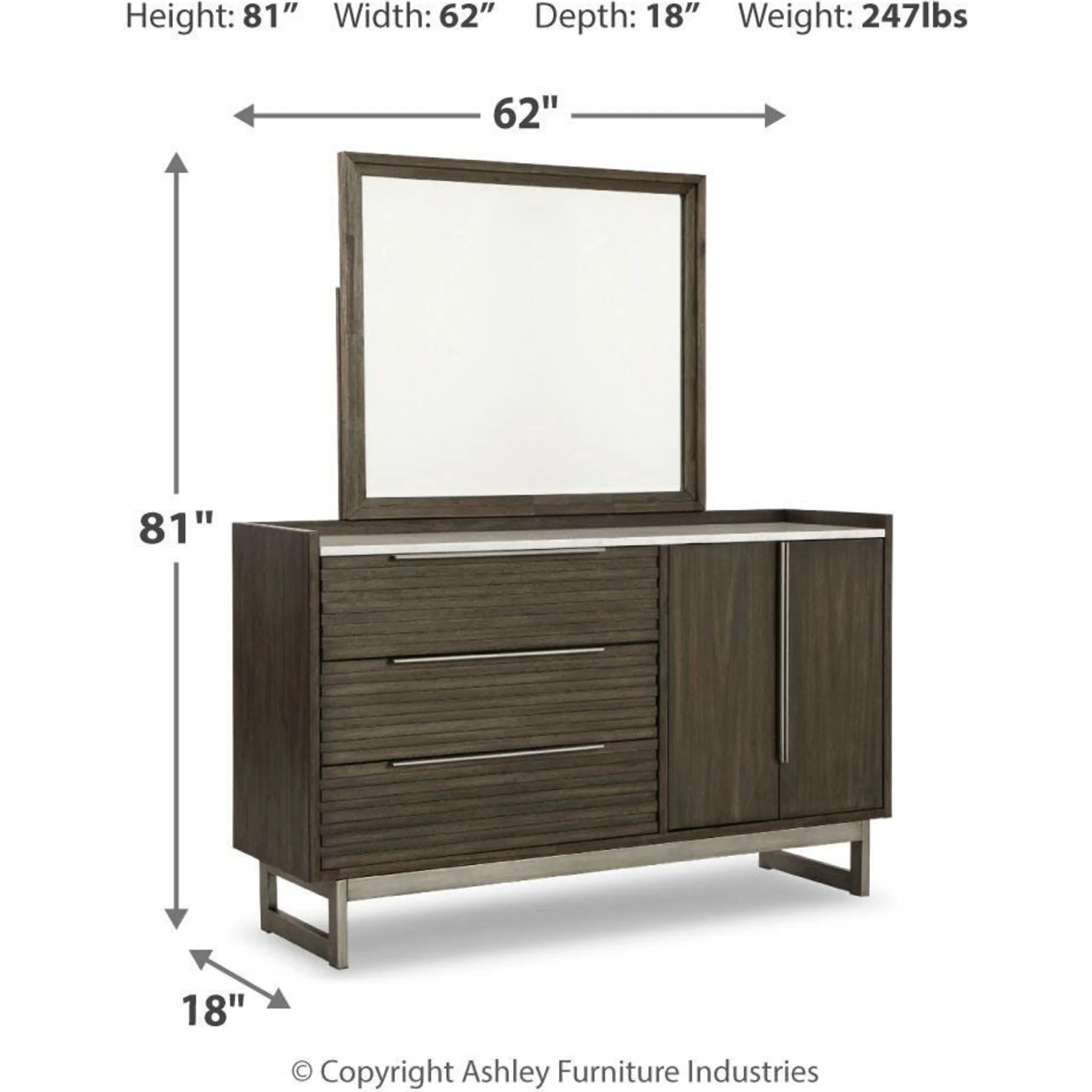 Arkenton 5 Piece King Panel Bedroom - Image 59