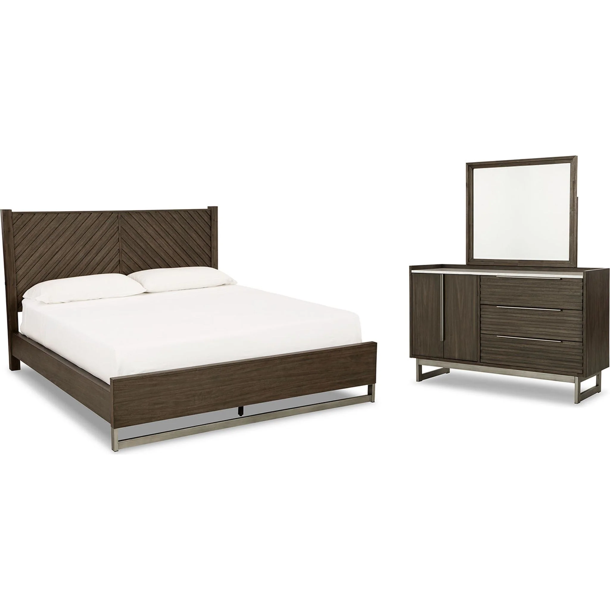 Arkenton 5 Piece Queen Panel Bedroom