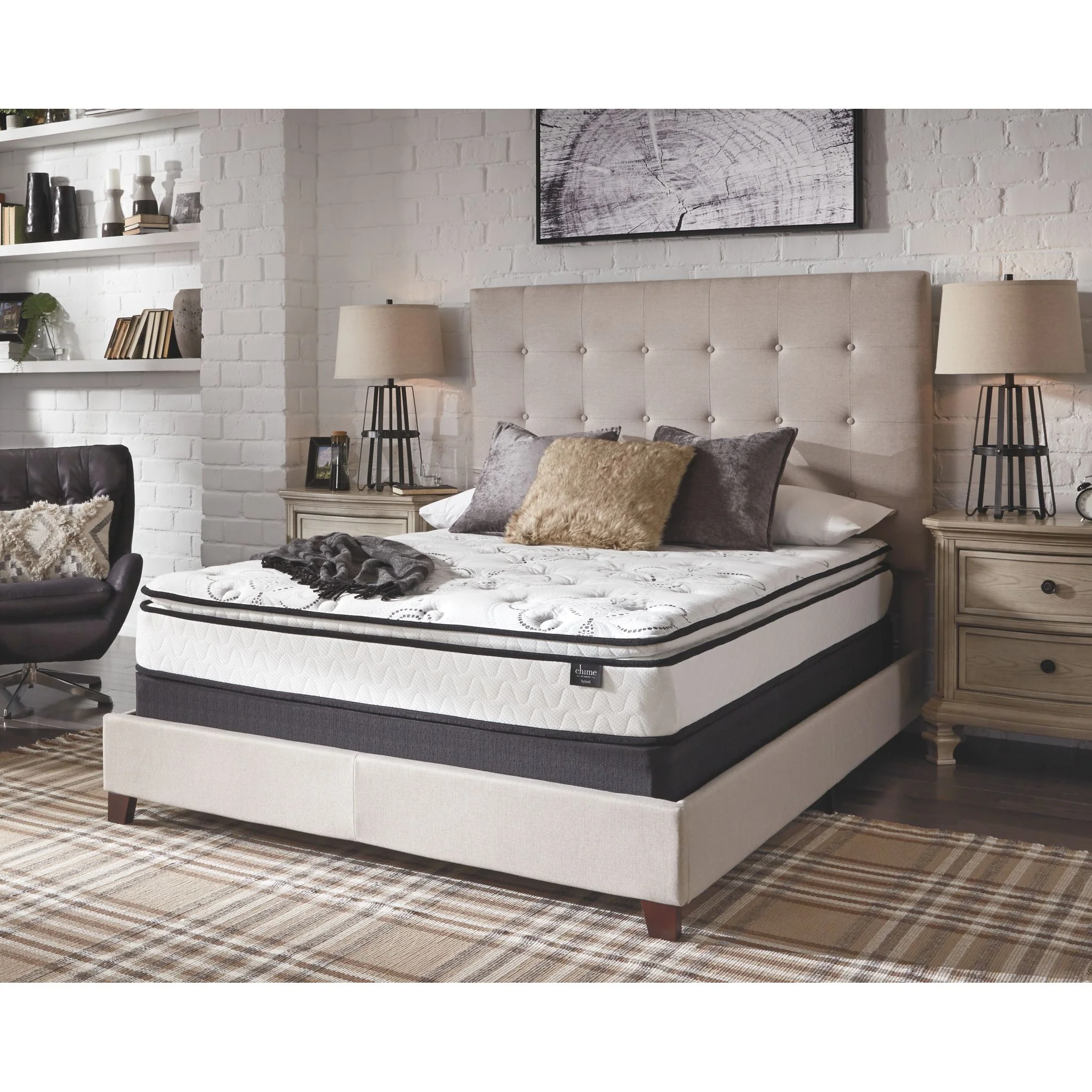 Ashley Sleep 10 Bonnell Pillow Top Innerspring Mattress In A Box - Image 2