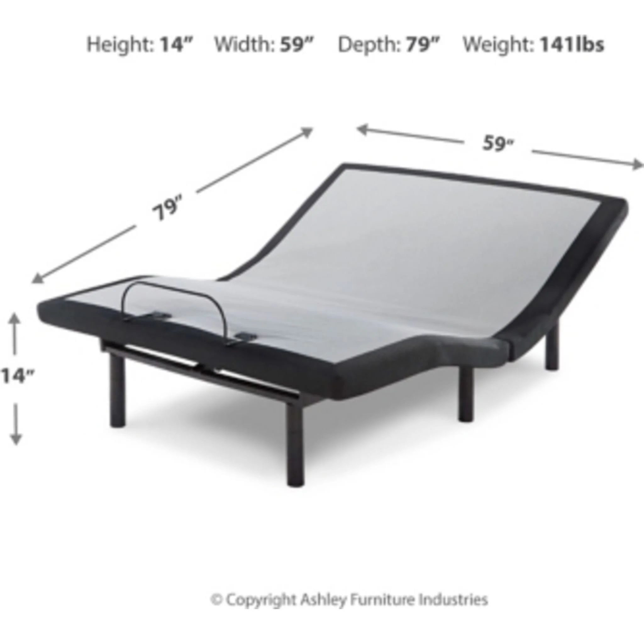 Ashley Sleep Better Lifestyle Adjustable Bed 14 inch - Image 3