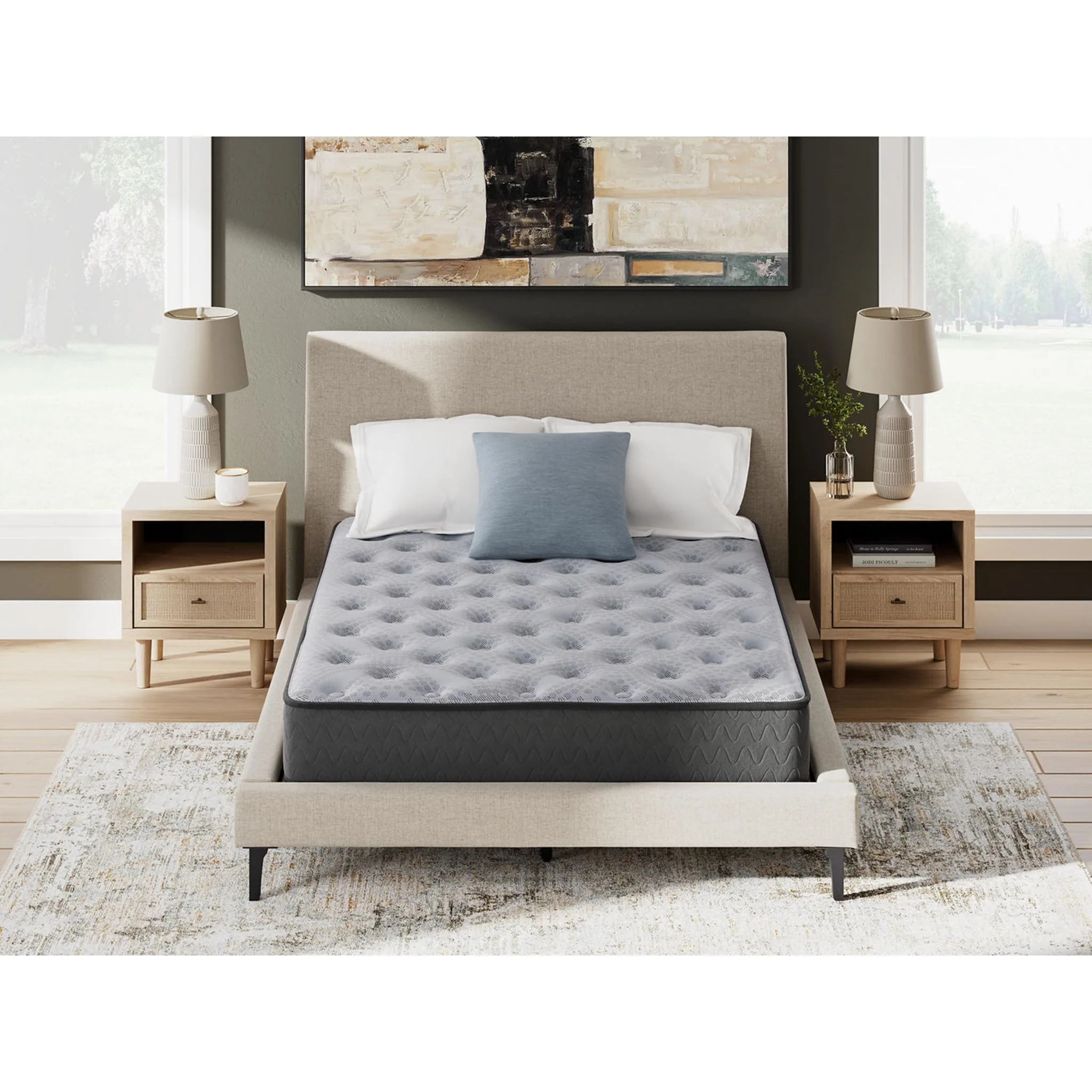 Ashley Sleep Comfort Plus Gray Mattress - Image 4