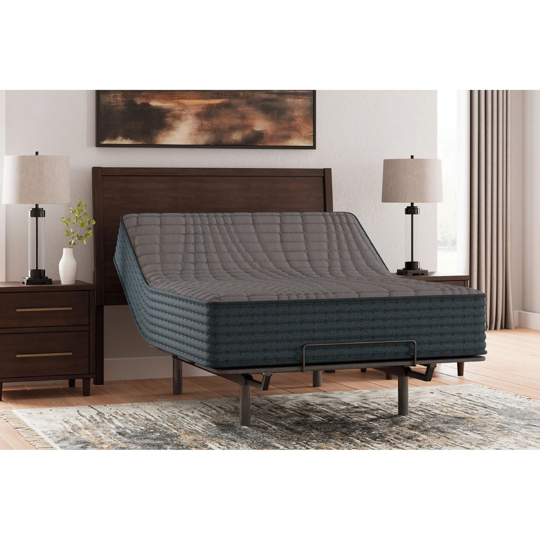 Ashley Sleep Gray 1200 Hybrid Mattress - Image 10