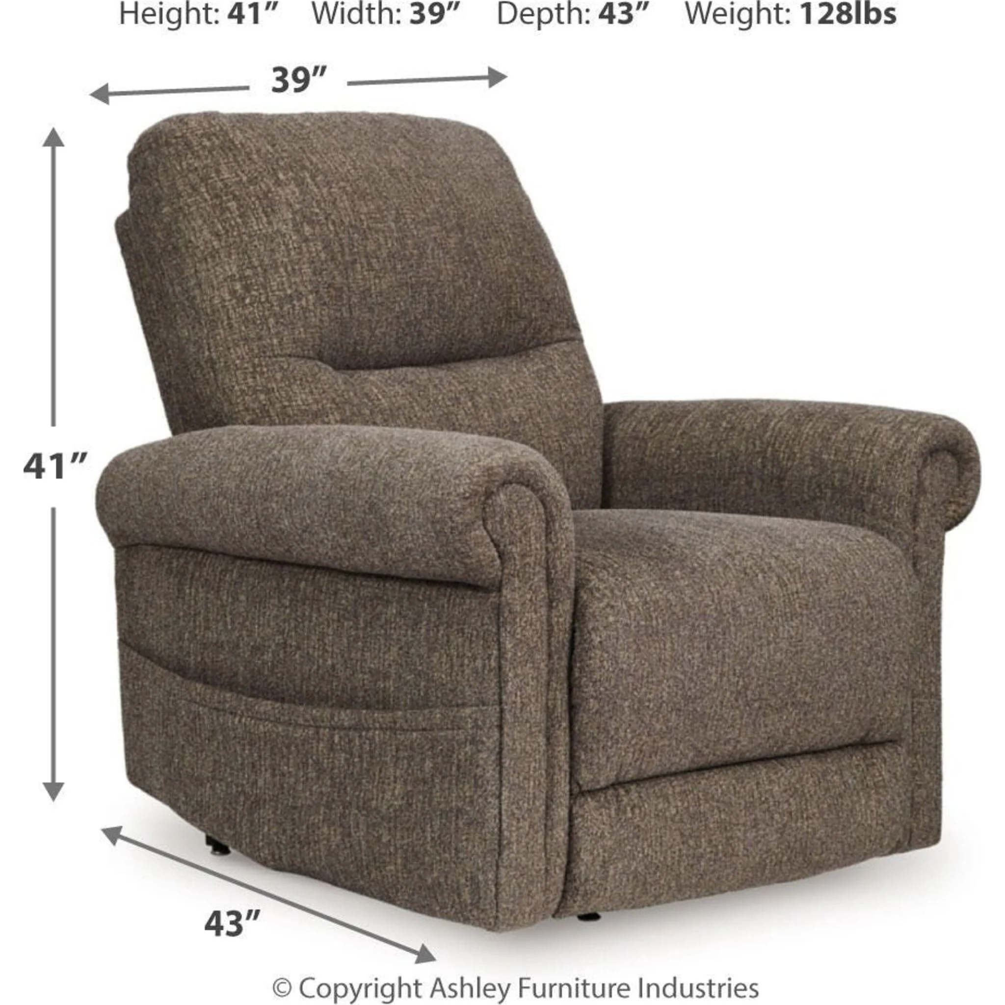 Aureta Power Lift Recliner - Image 3