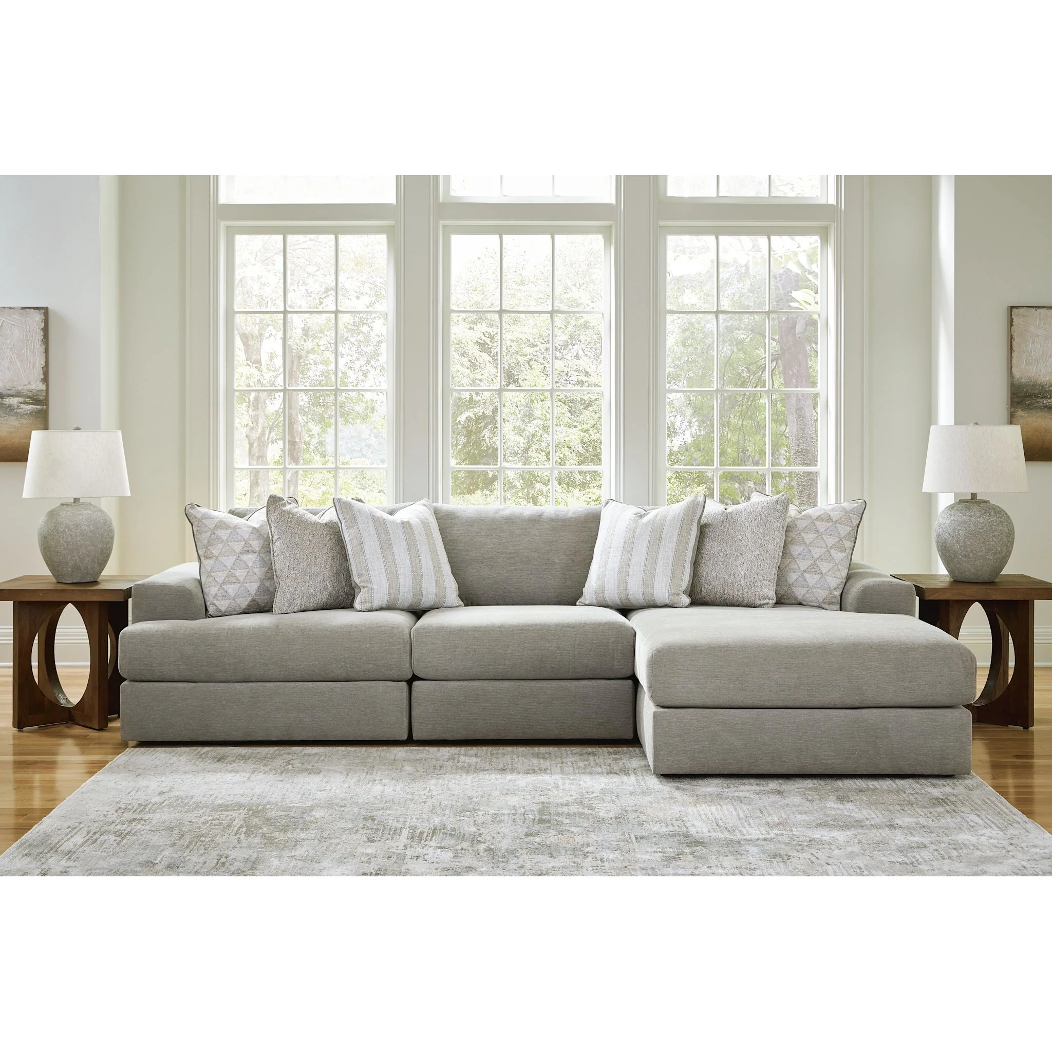 Avaliyah 3 Piece Modular Sectional with Chaise - Image 7