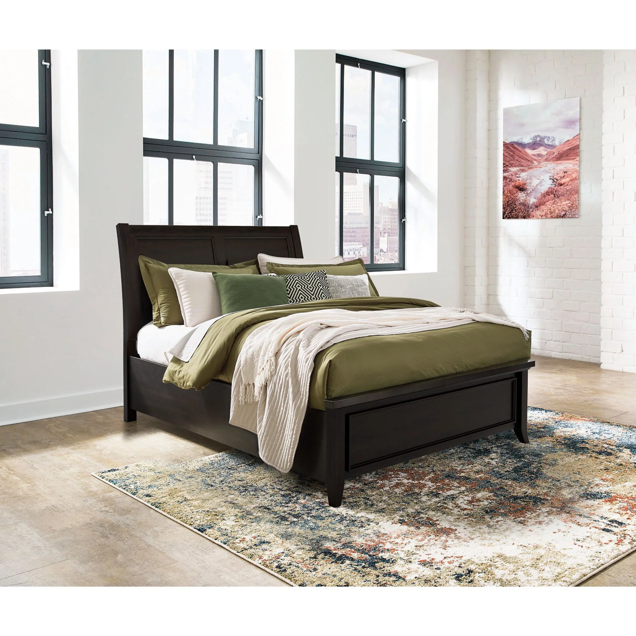 Bambori-Exclusive Queen Sleigh Bed - Image 3