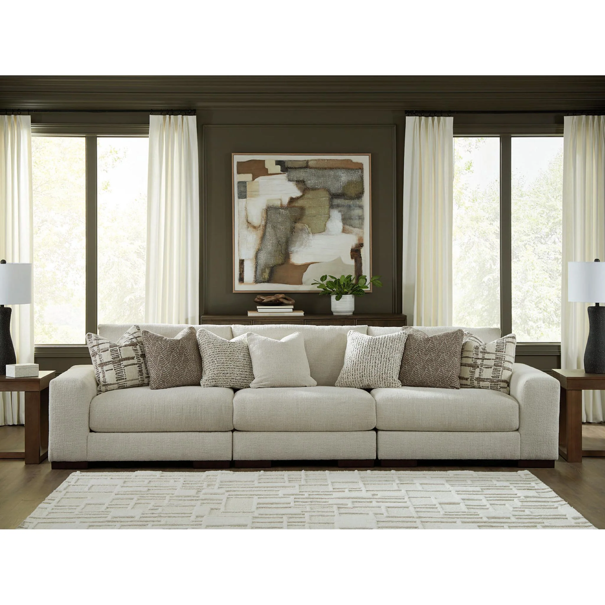 Barrelton-Exclusive 3 Piece Modular Sectional - Image 6