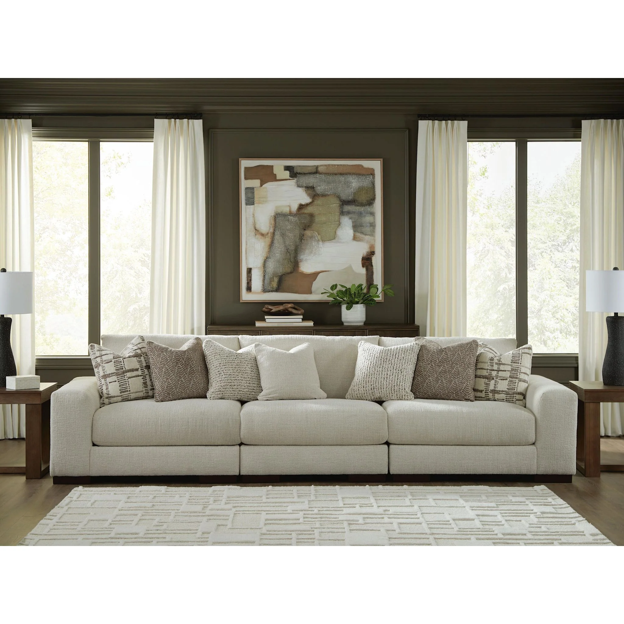 Barrelton-Exclusive 3 Piece Modular Sectional - Image 9