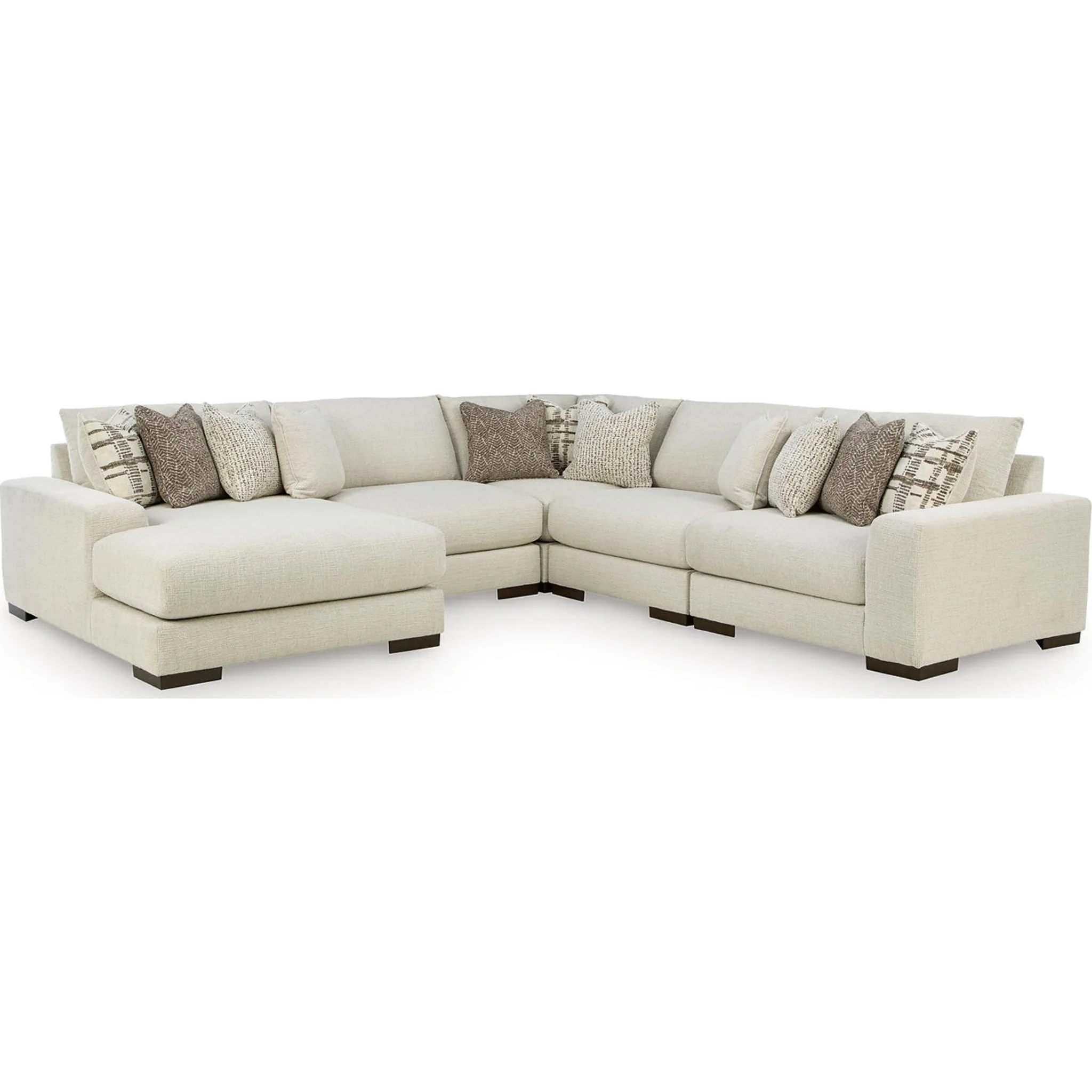 Barrelton-Exclusive 5 Piece Modular Sectional with Chaise - Image 37