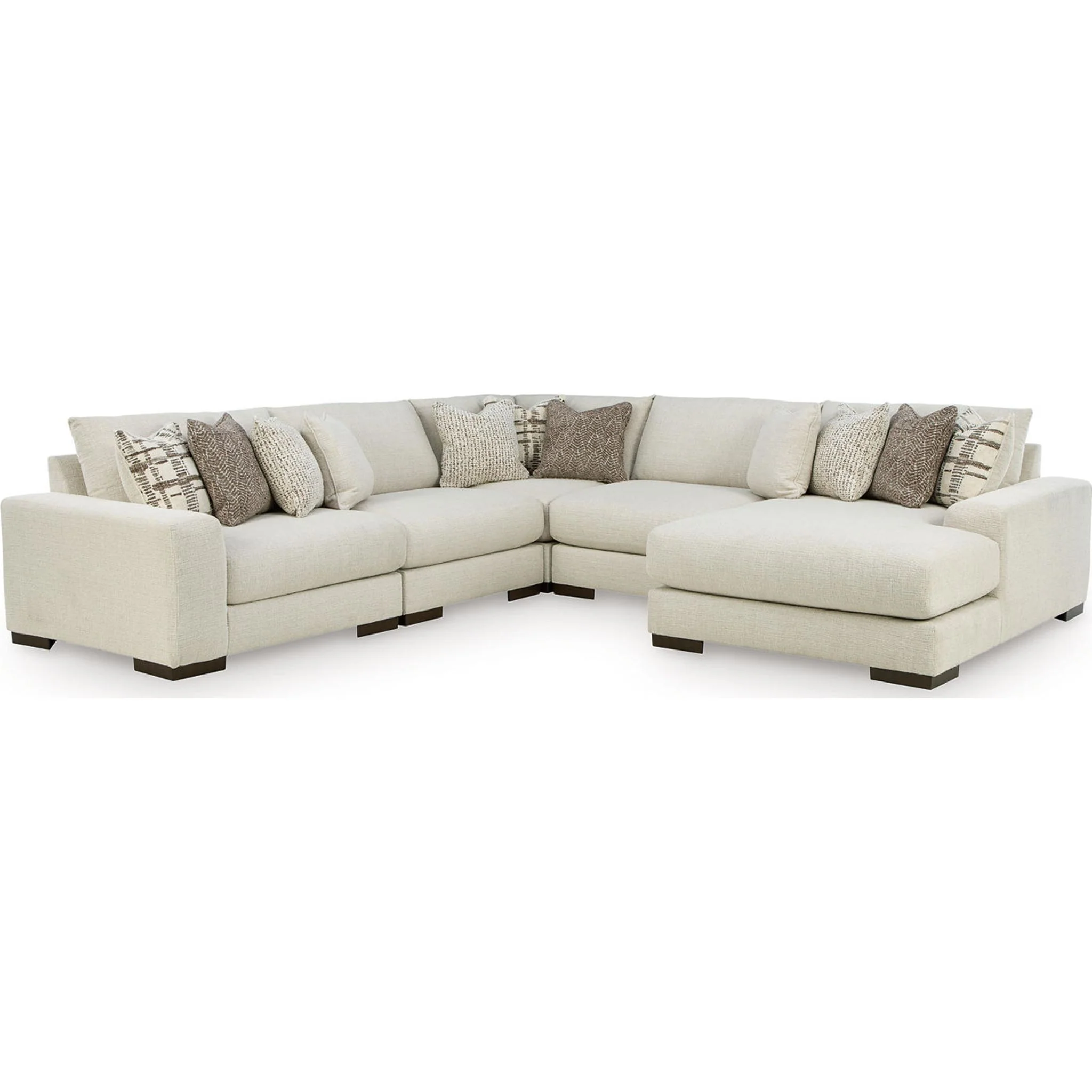 Barrelton-Exclusive 5 Piece Modular Sectional with Chaise - Image 9