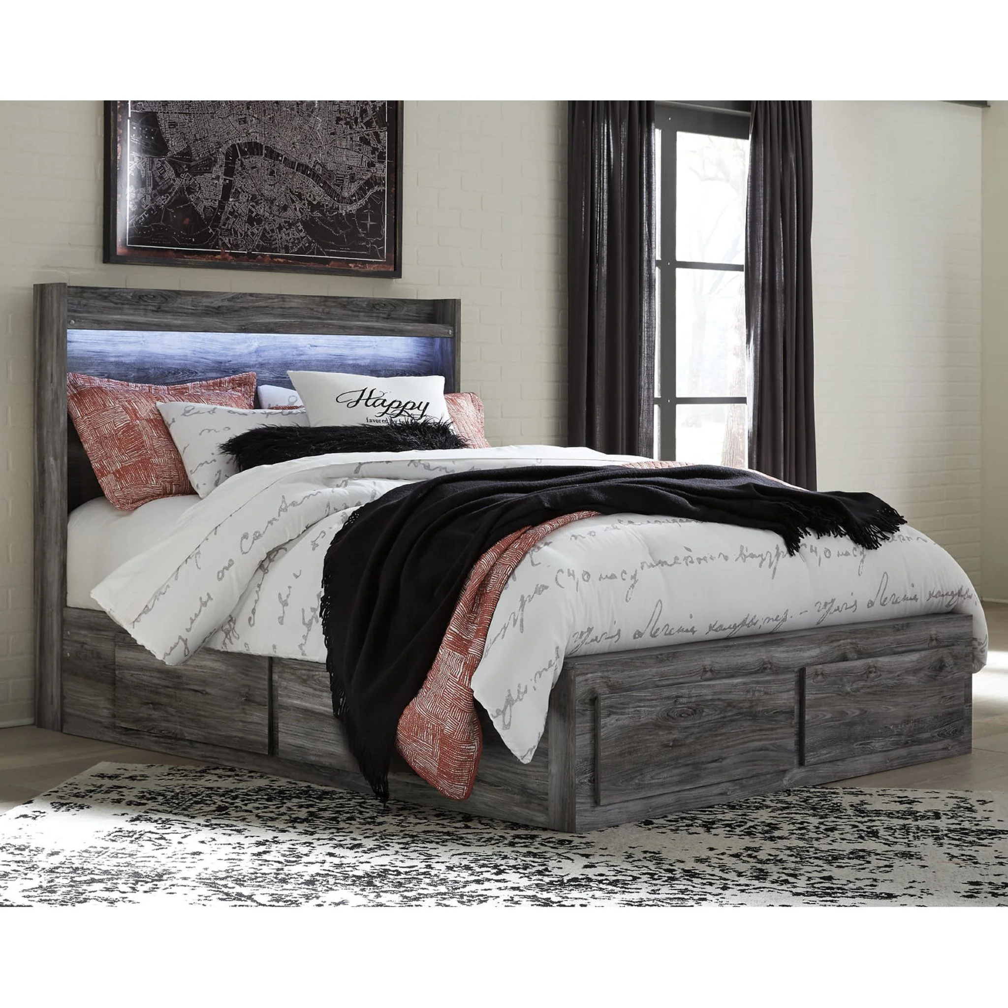 Baystorm Bed with 6 Drawer Storage - Image 6