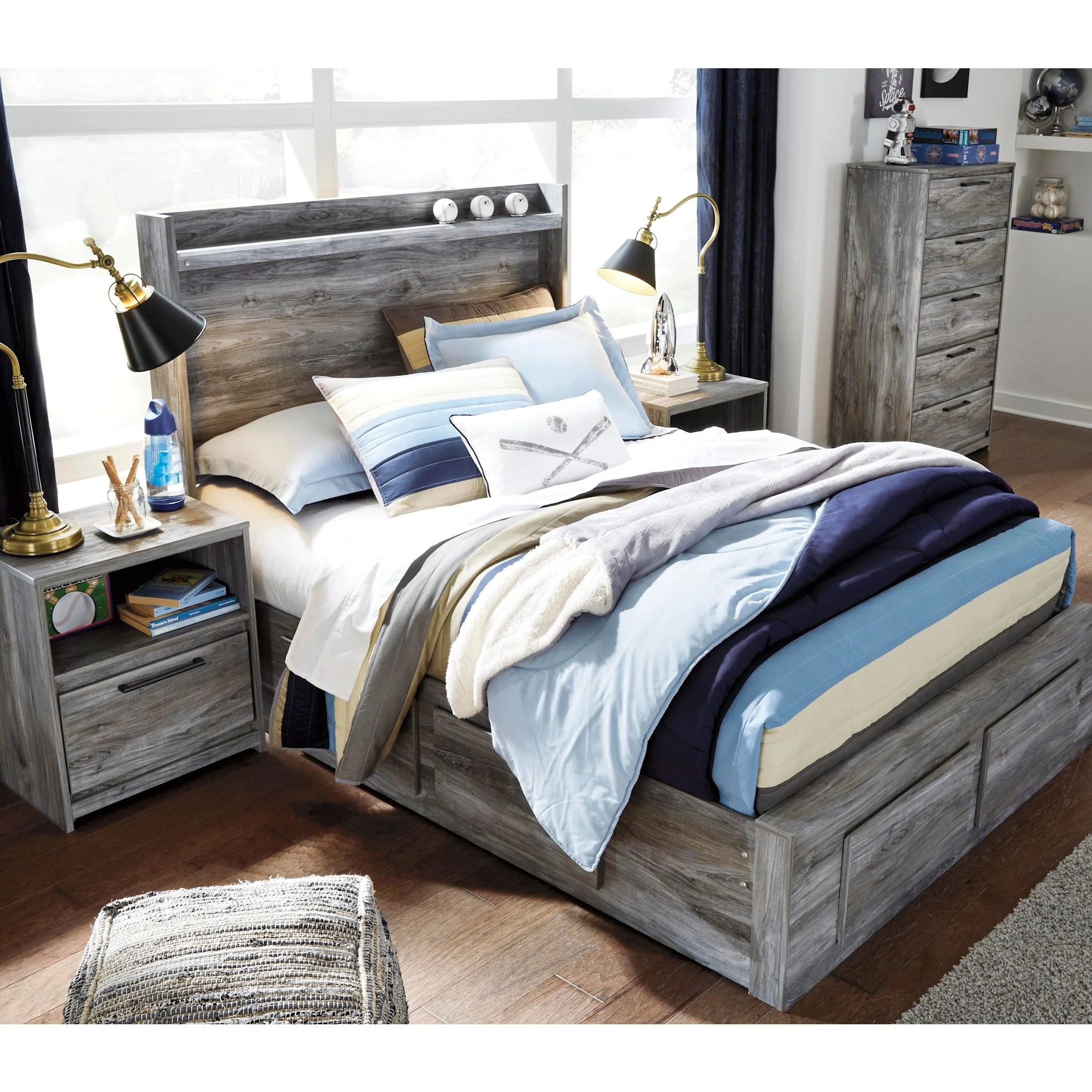 Baystorm Full Bed with 4 Drawer Storage - Image 18