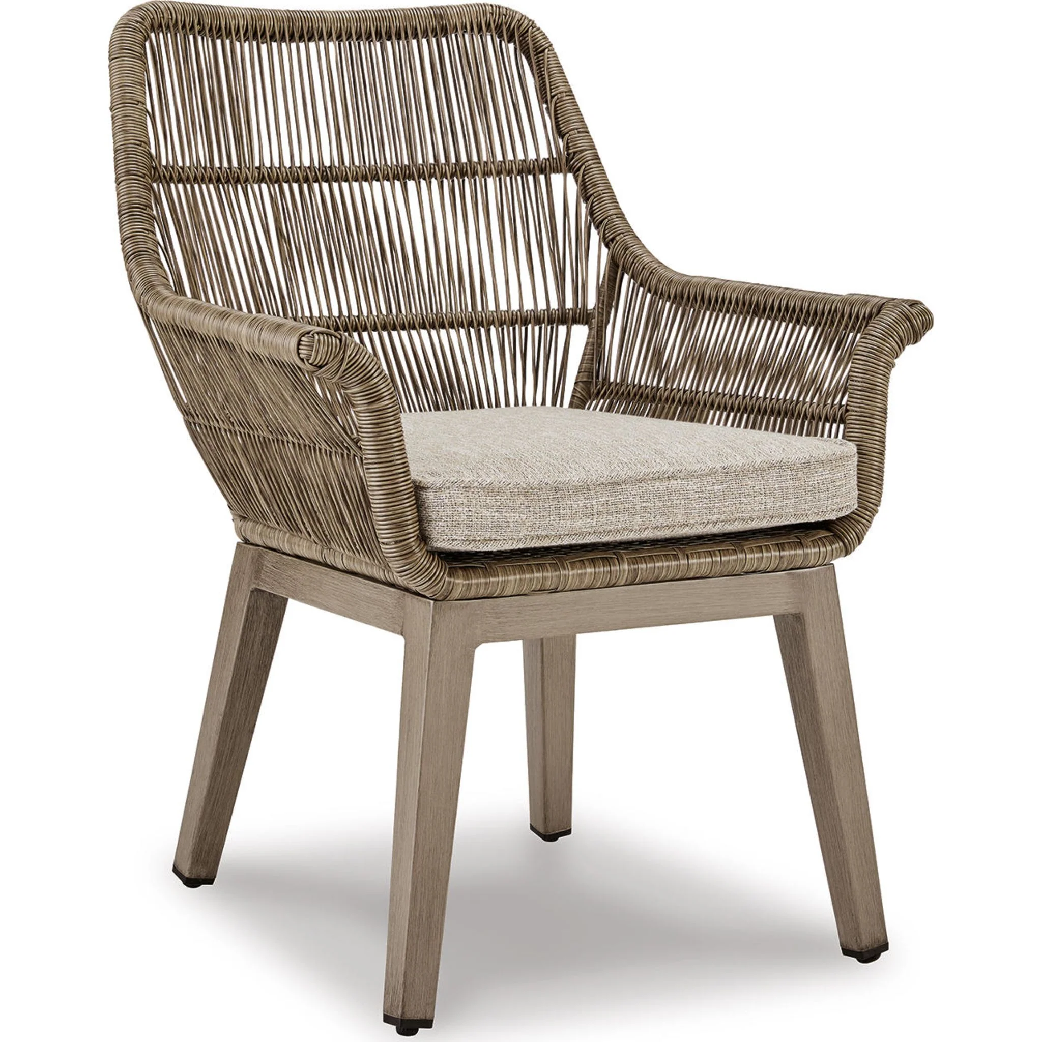 Beach Front Outdoor Arm Chair with Cushion (set of 2) - Image 6