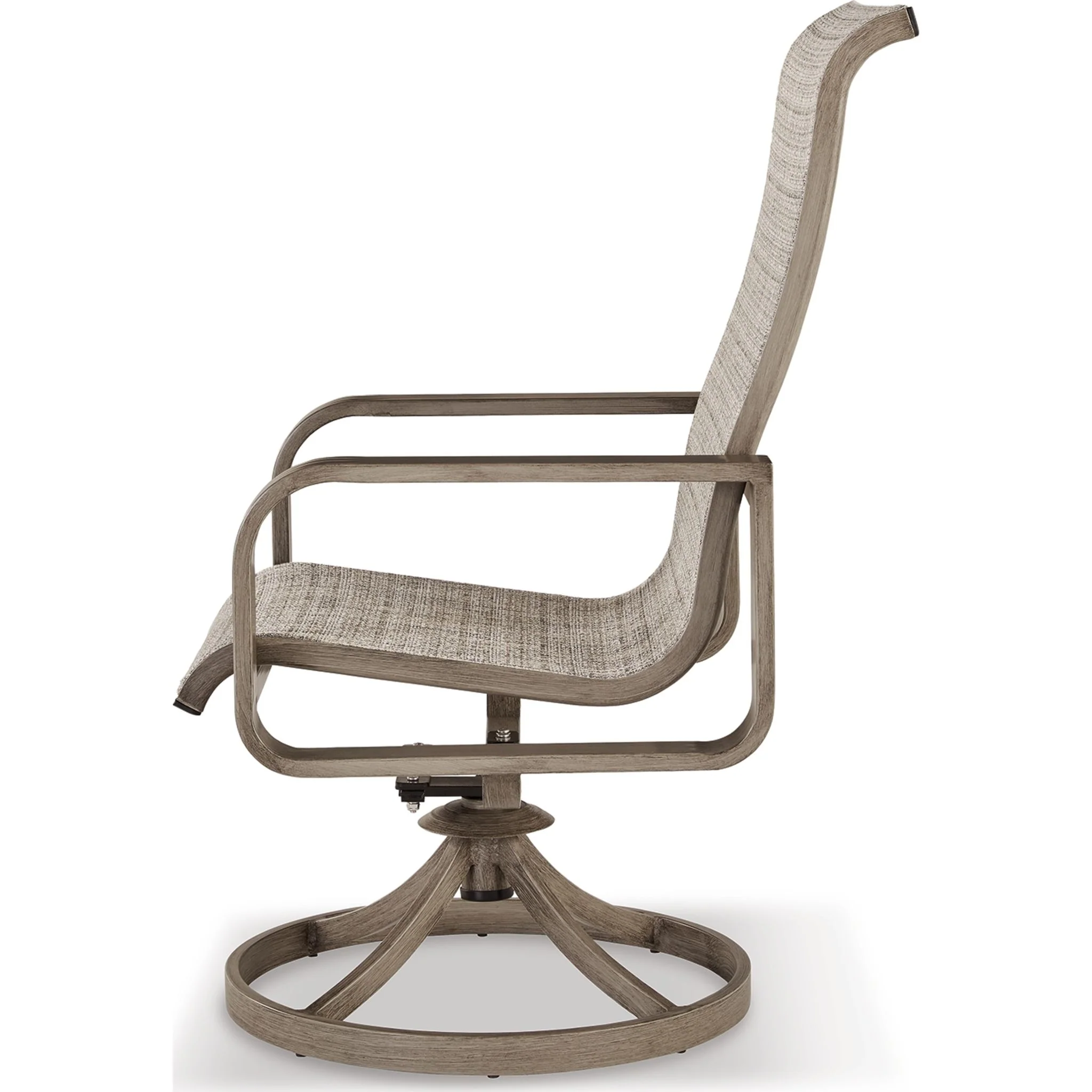 Beach Front Outdoor Sling Swivel Chair (set of 2) - Image 4
