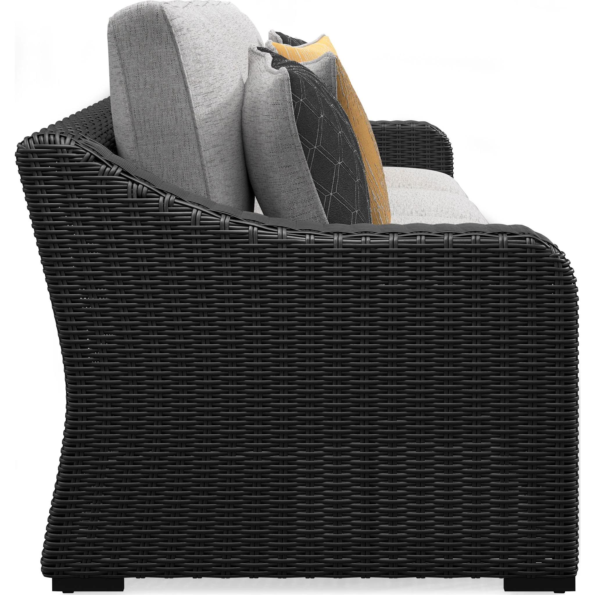 Beachcroft Outdoor Modular Left and Right Arm Loveseat with Cushion - Image 6