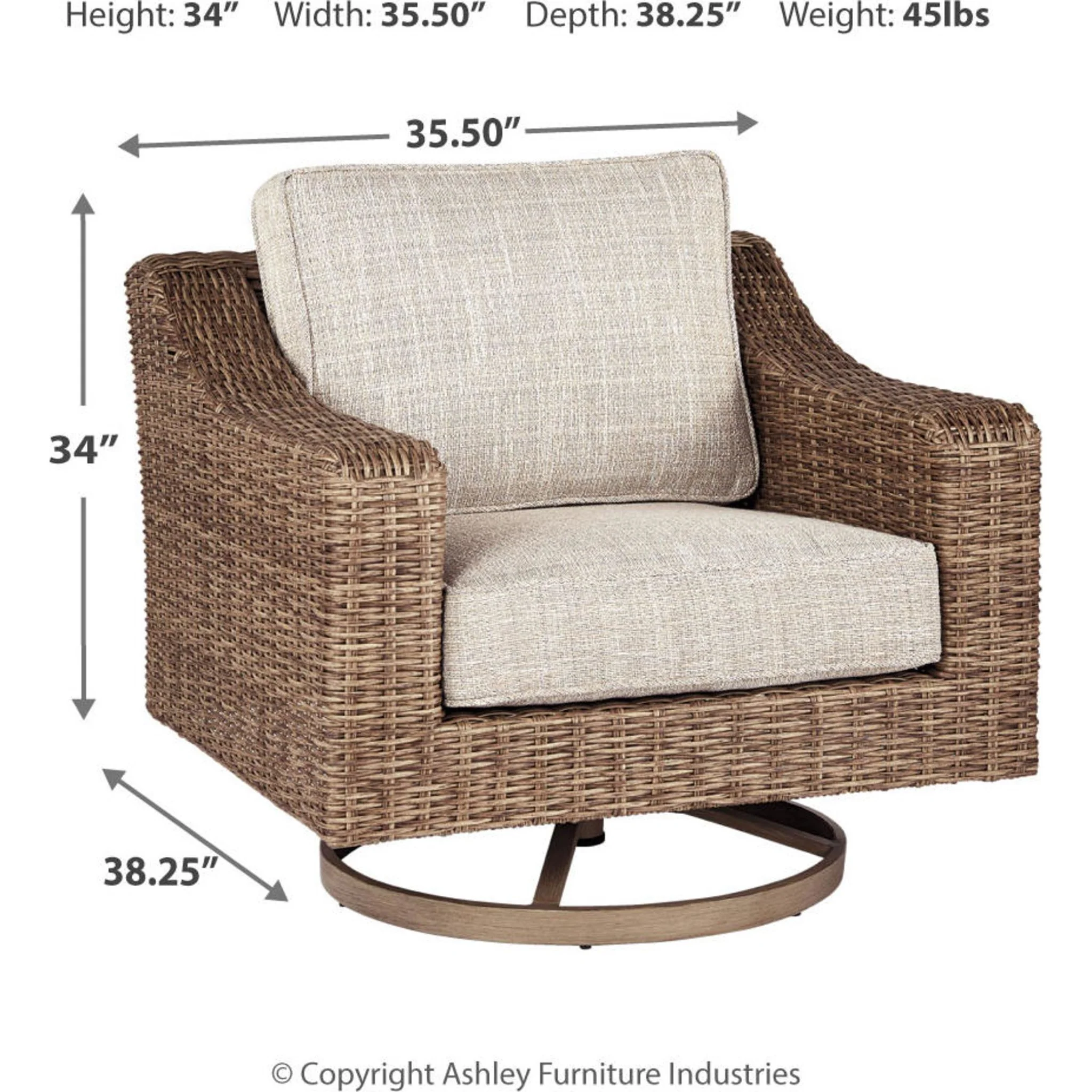 Beachcroft 4 Piece Outdoor Seating - Image 10