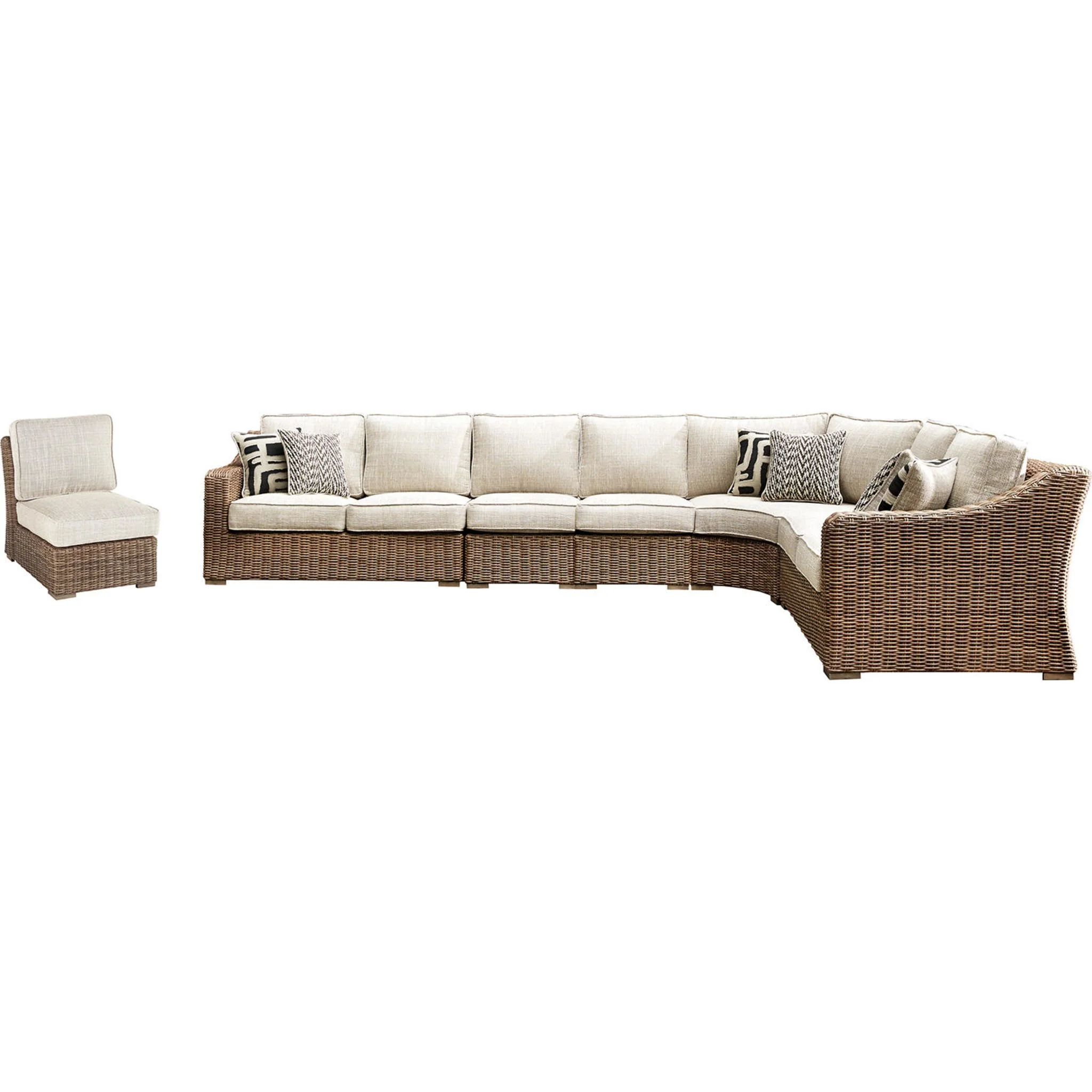 Beachcroft 6 Piece Outdoor Modular Sectional - Image 14