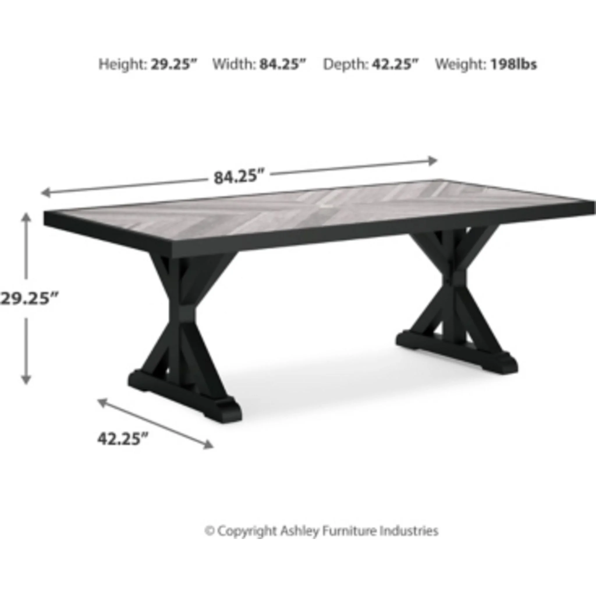 Beachcroft 7 Piece Outdoor Dining Set - Image 23