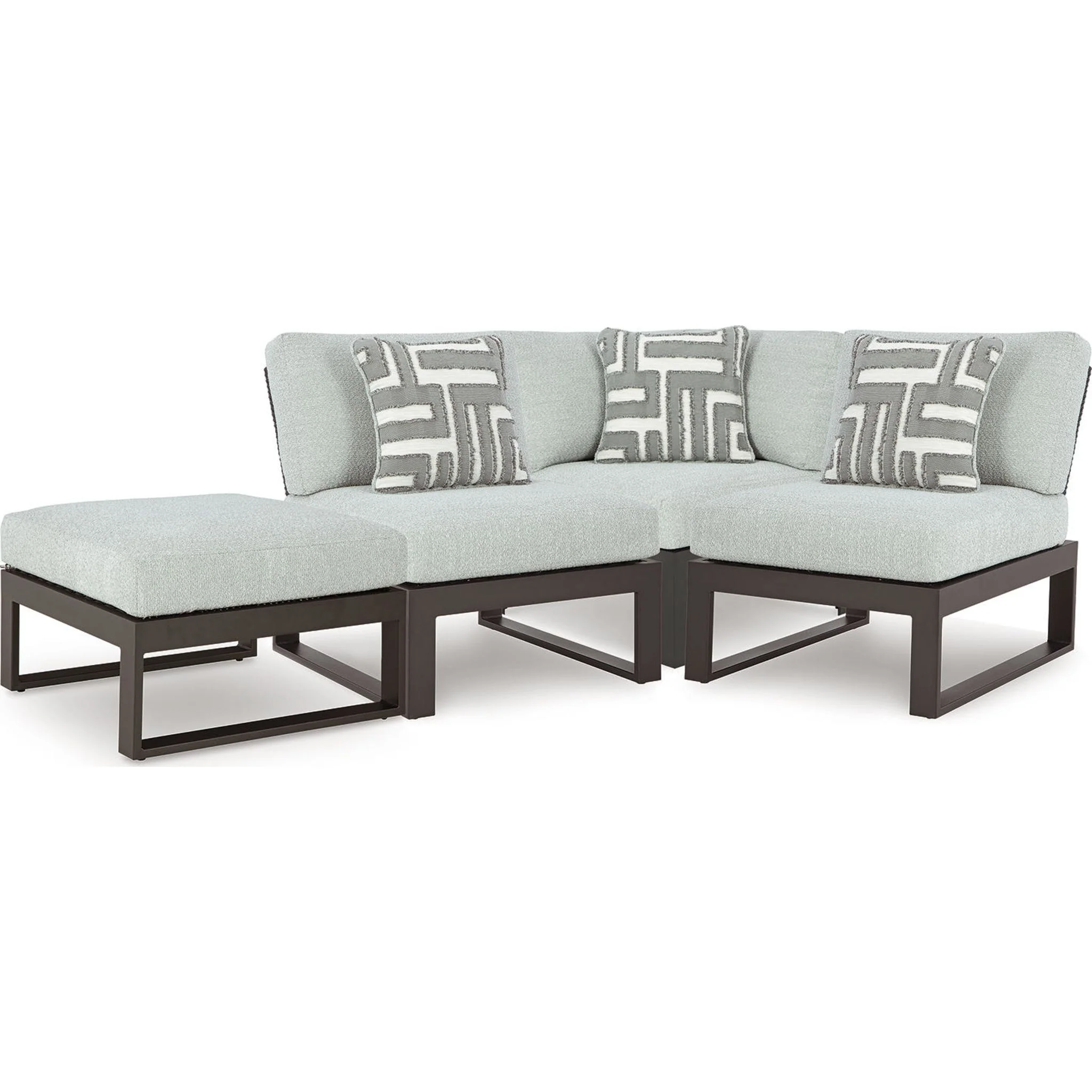 Beachloft 4 Piece Outdoor Modular Sectional