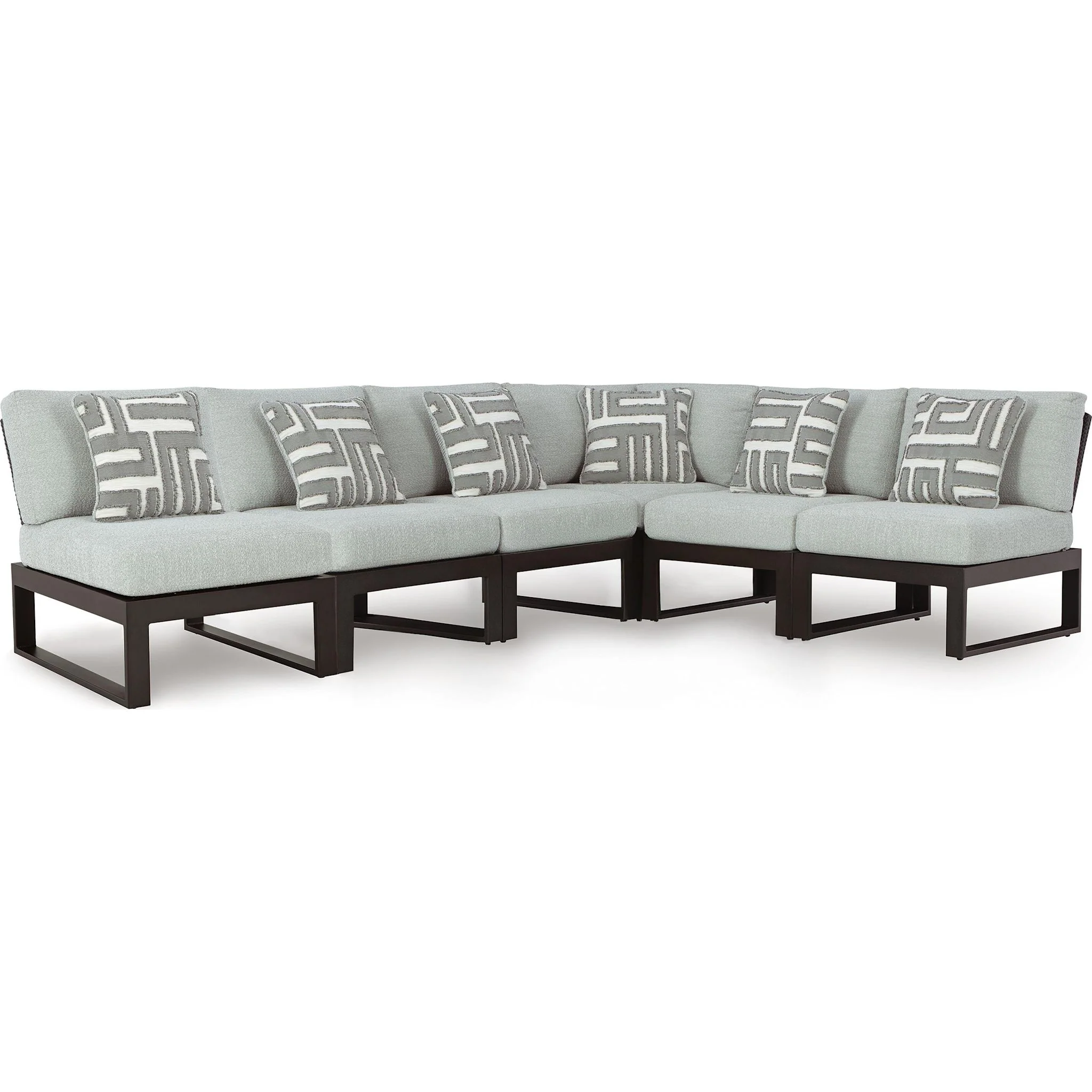 Beachloft 6 Piece Outdoor Modular Sectional - Image 23